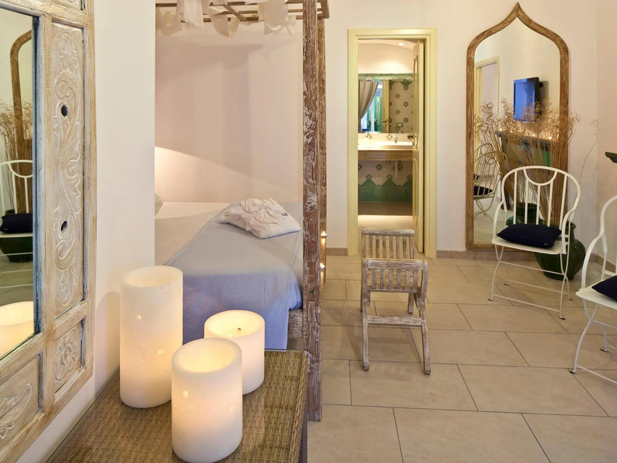 Bed in Miramare Sea Resort & Spa