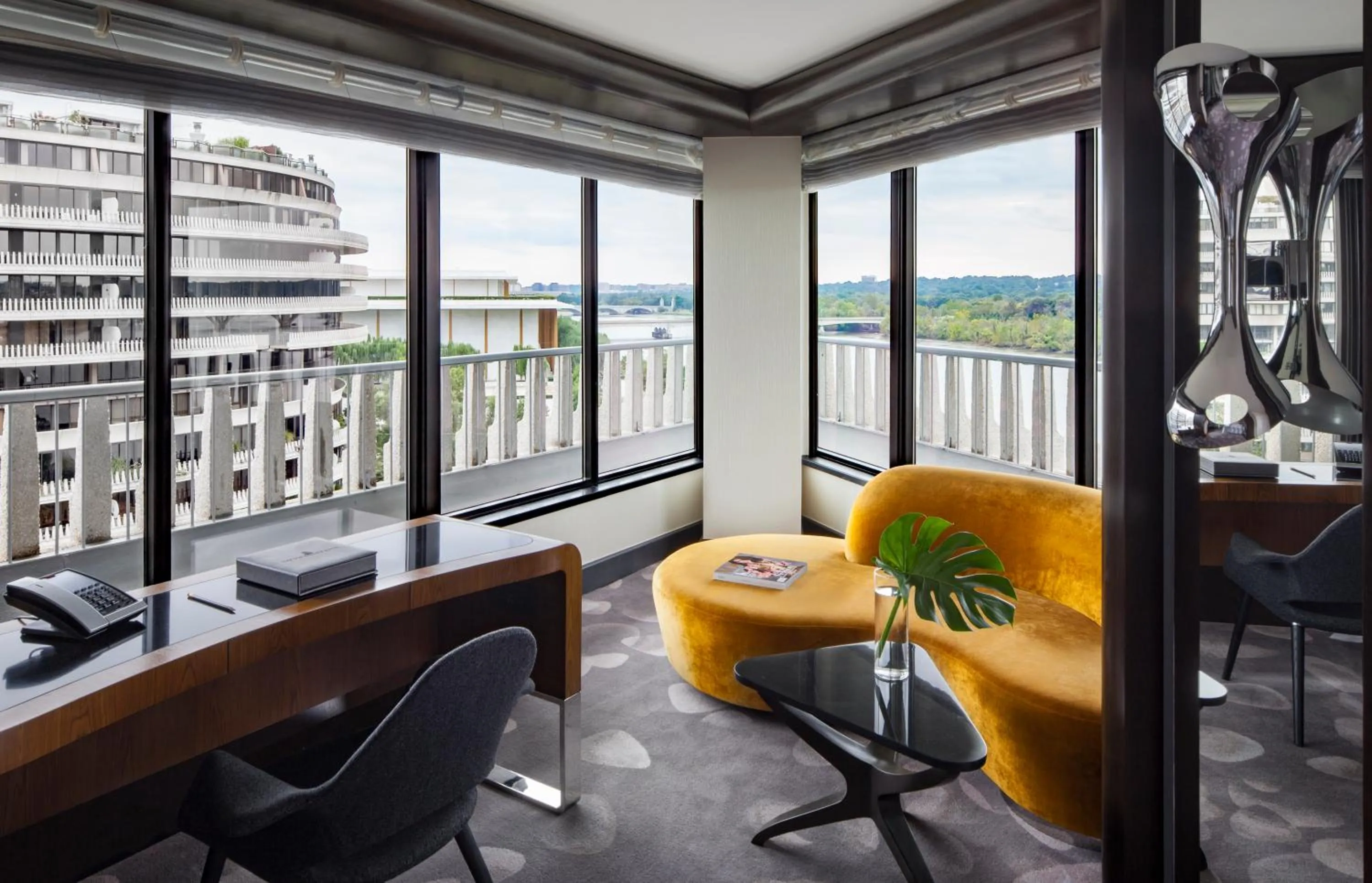 Living room in The Watergate Hotel Georgetown
