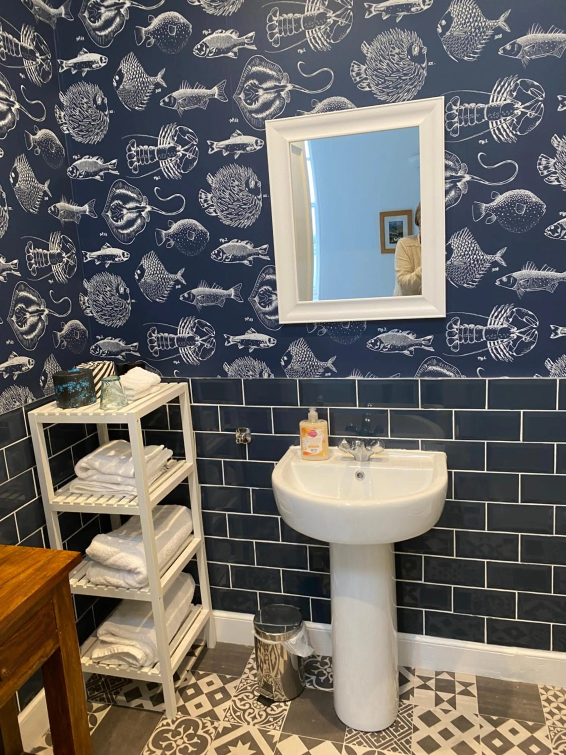 Bathroom in Glengorm Castle