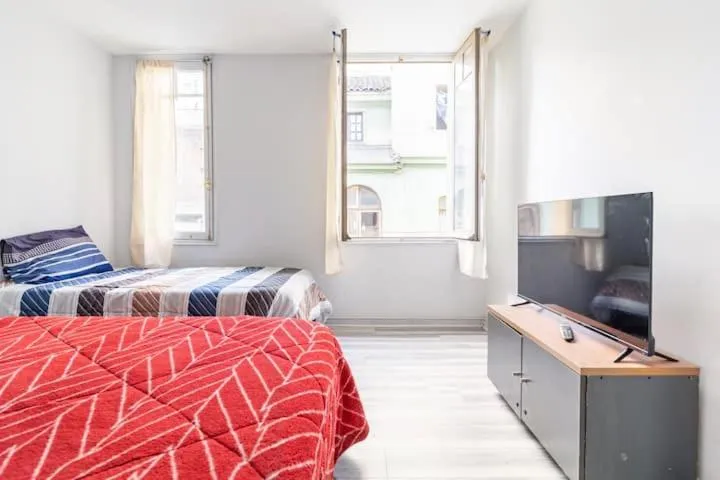 Bed in hostal mancora