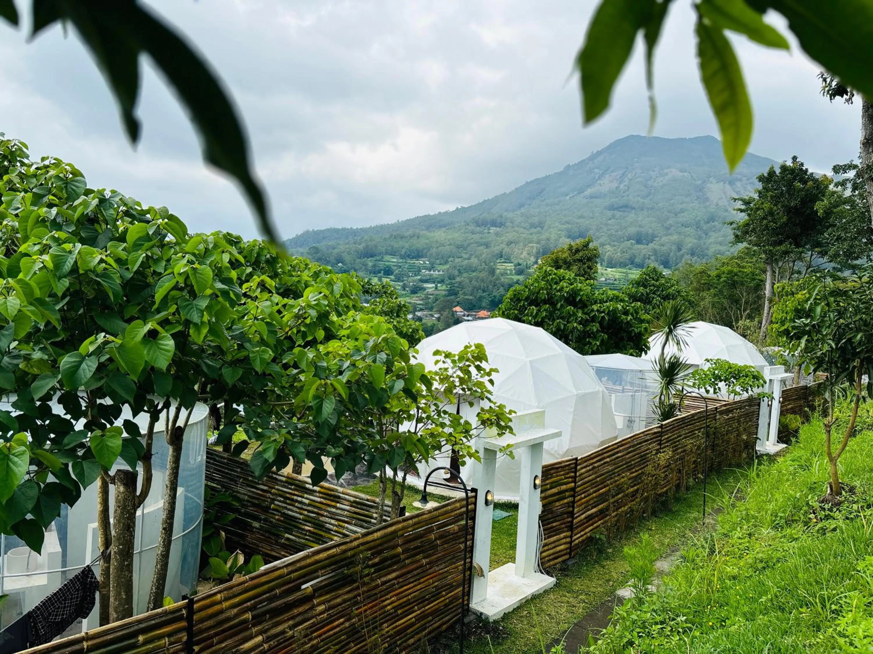 Natural landscape in De'Ra Hills Camp Kintamani