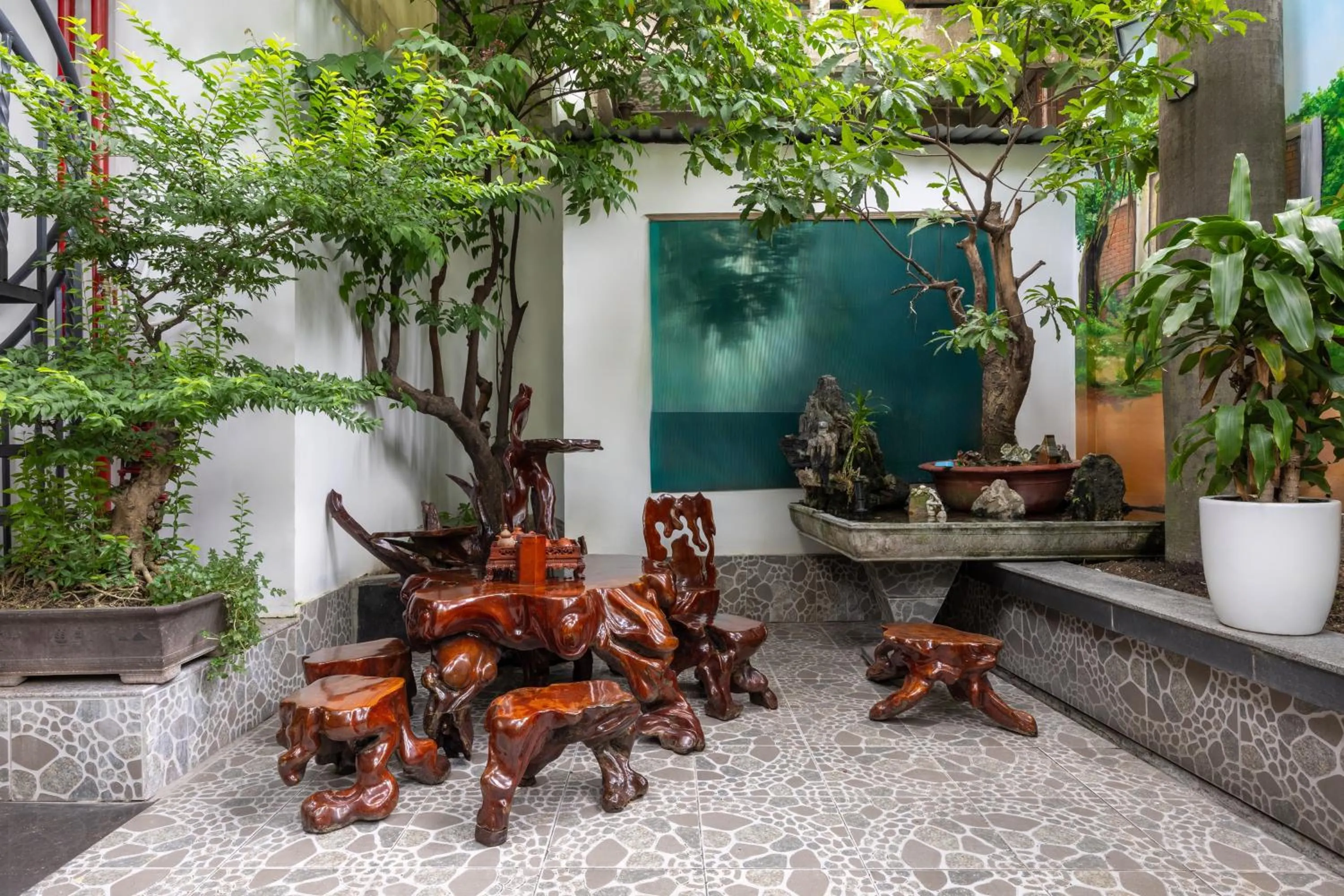 Seating area in A25 Hotel - 65G Nguyen Thai Hoc