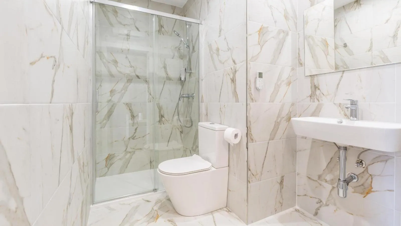 Bathroom in Pensión 9 de Abril