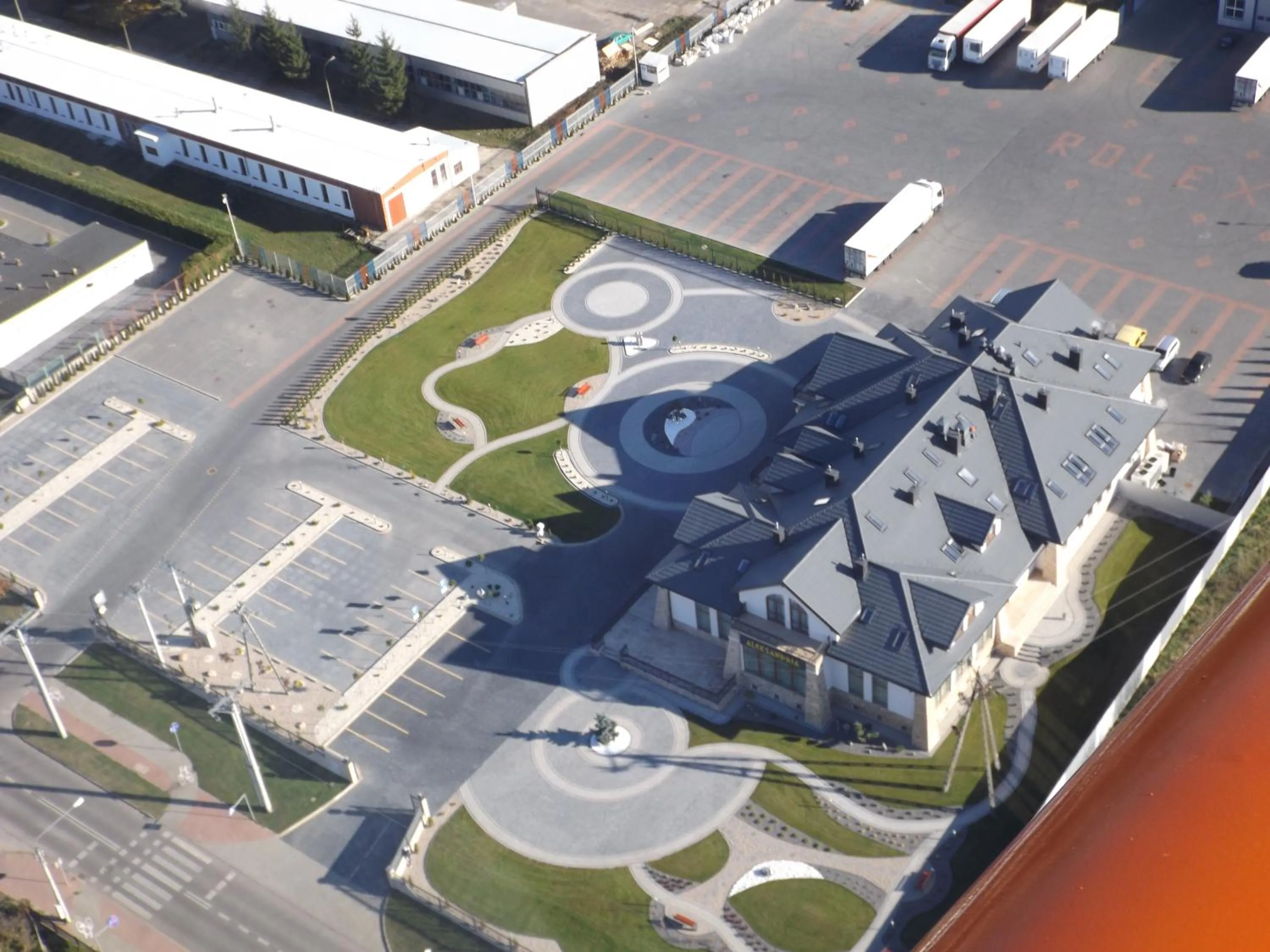 Property building in Hotel Aleksandria