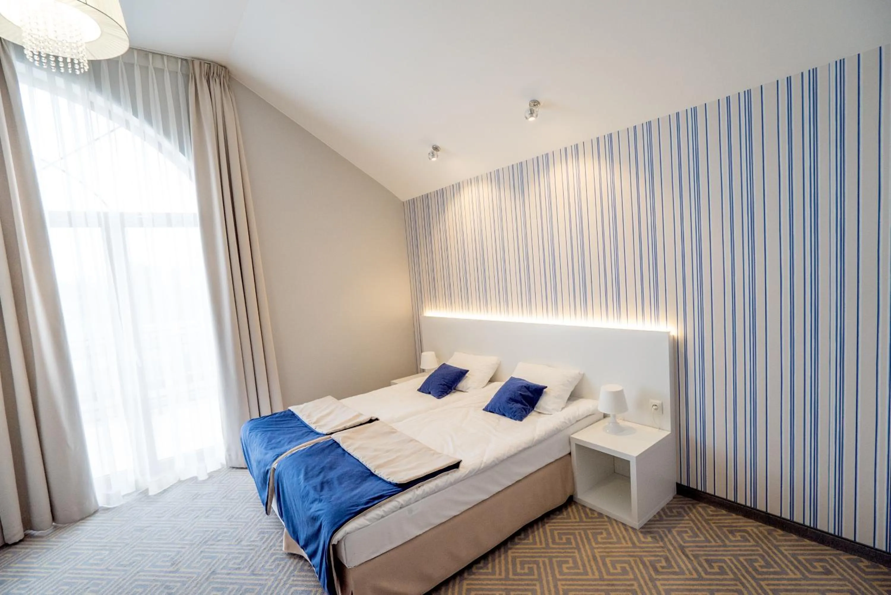 Bed in Hotel Aleksandria