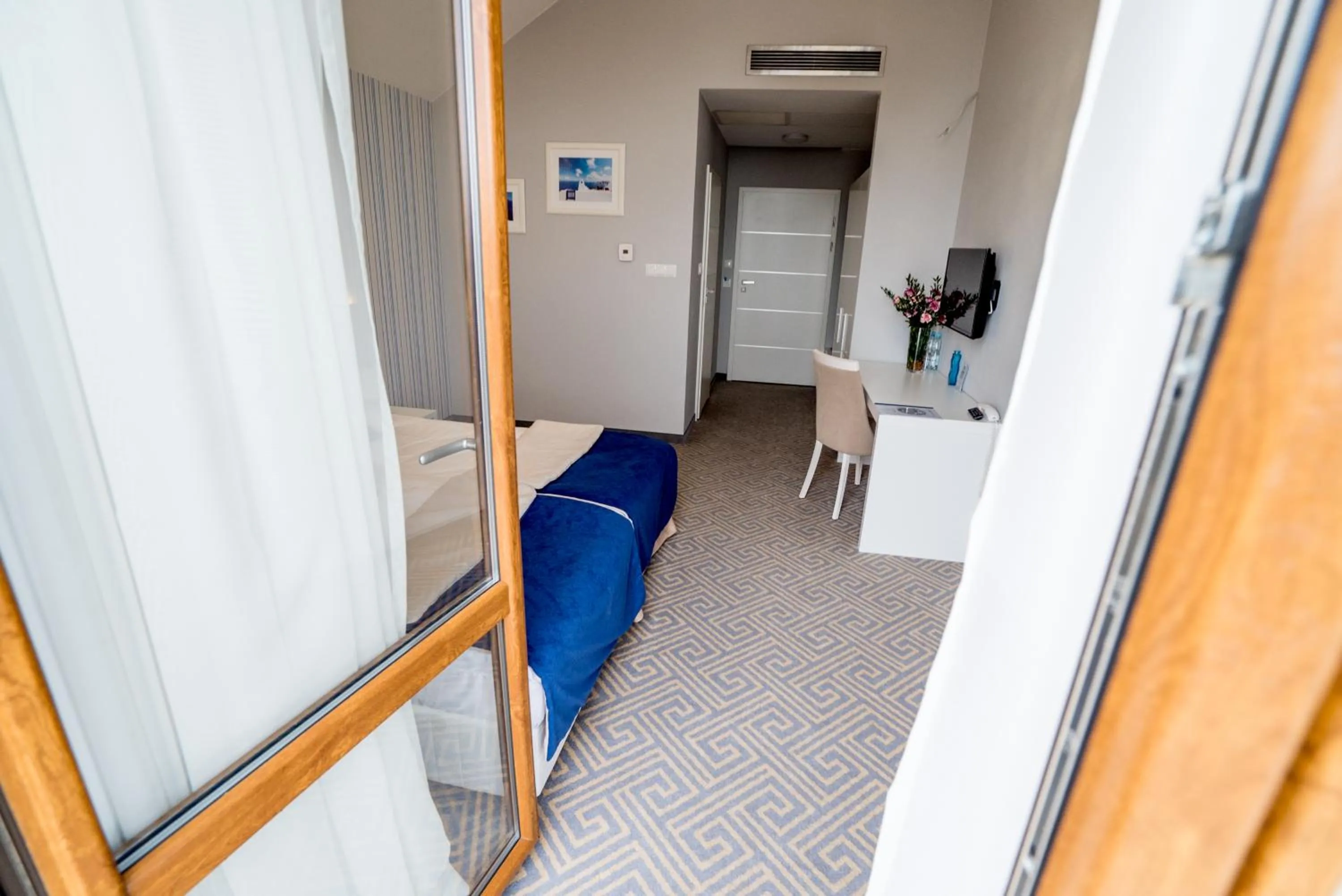 Bed in Hotel Aleksandria