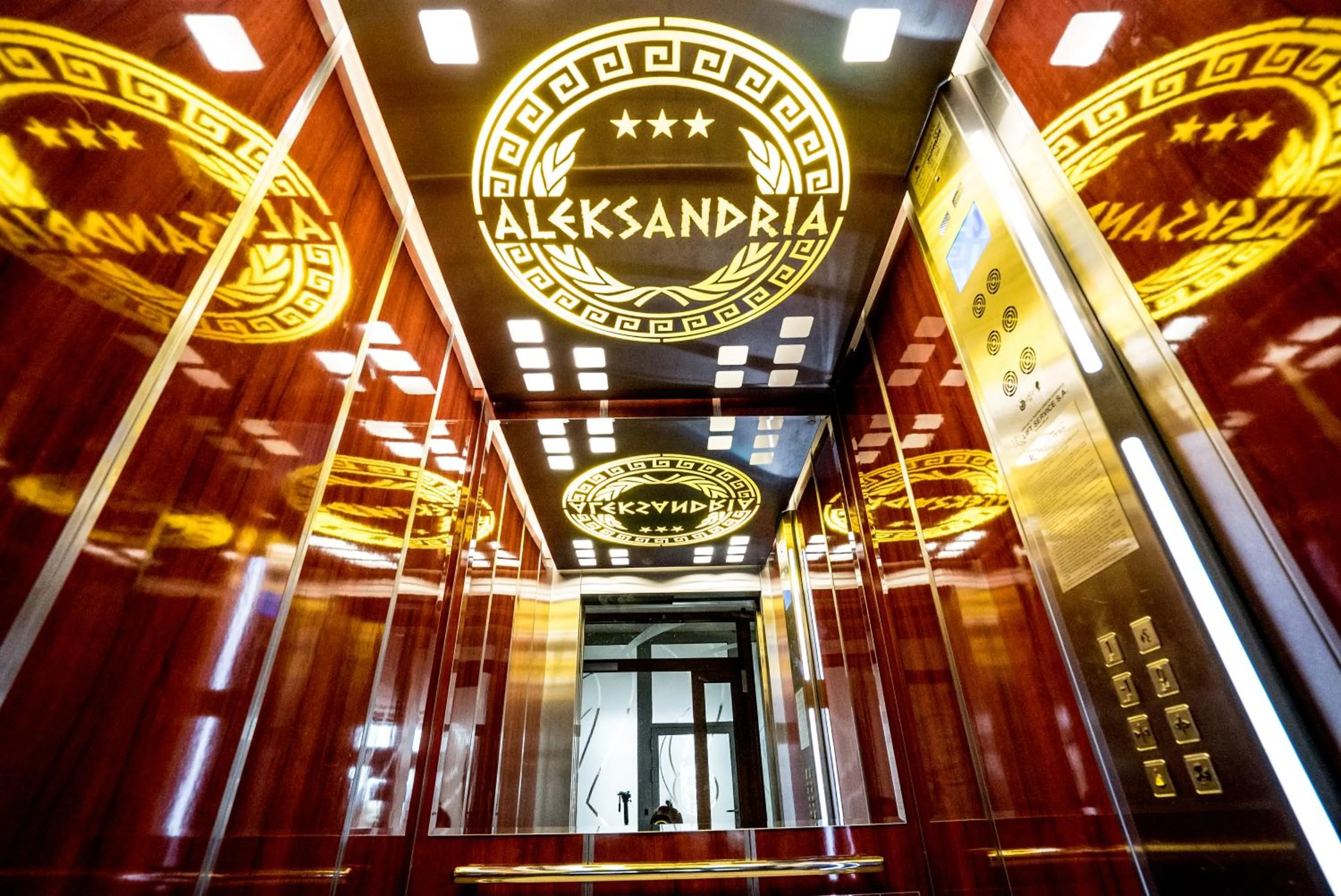 Property building in Hotel Aleksandria