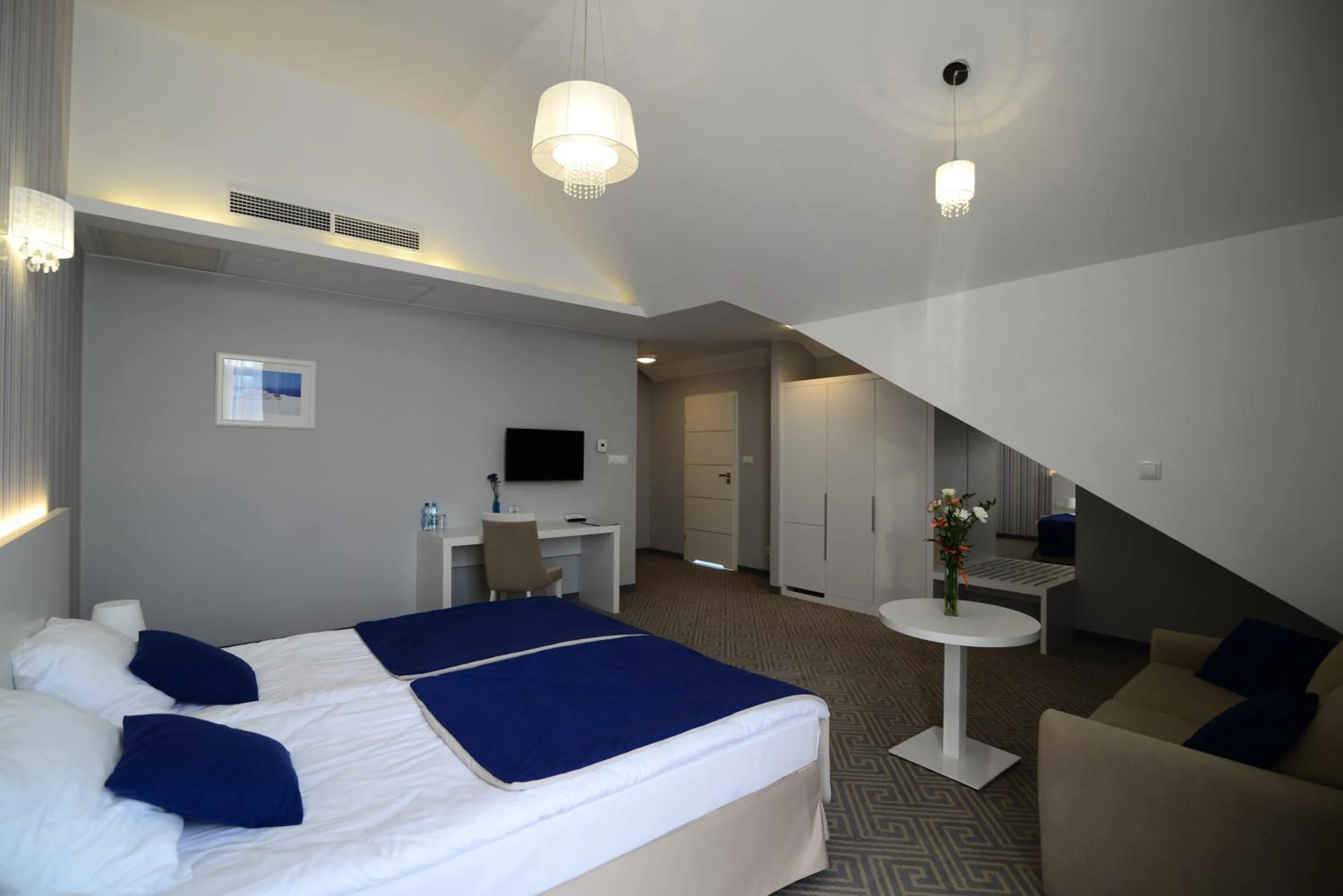 Bed in Hotel Aleksandria