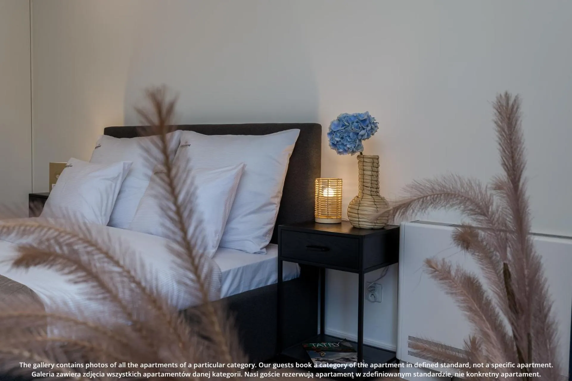 Bed in EXCLUSIVE Aparthotel Kraków Browar Lubicz