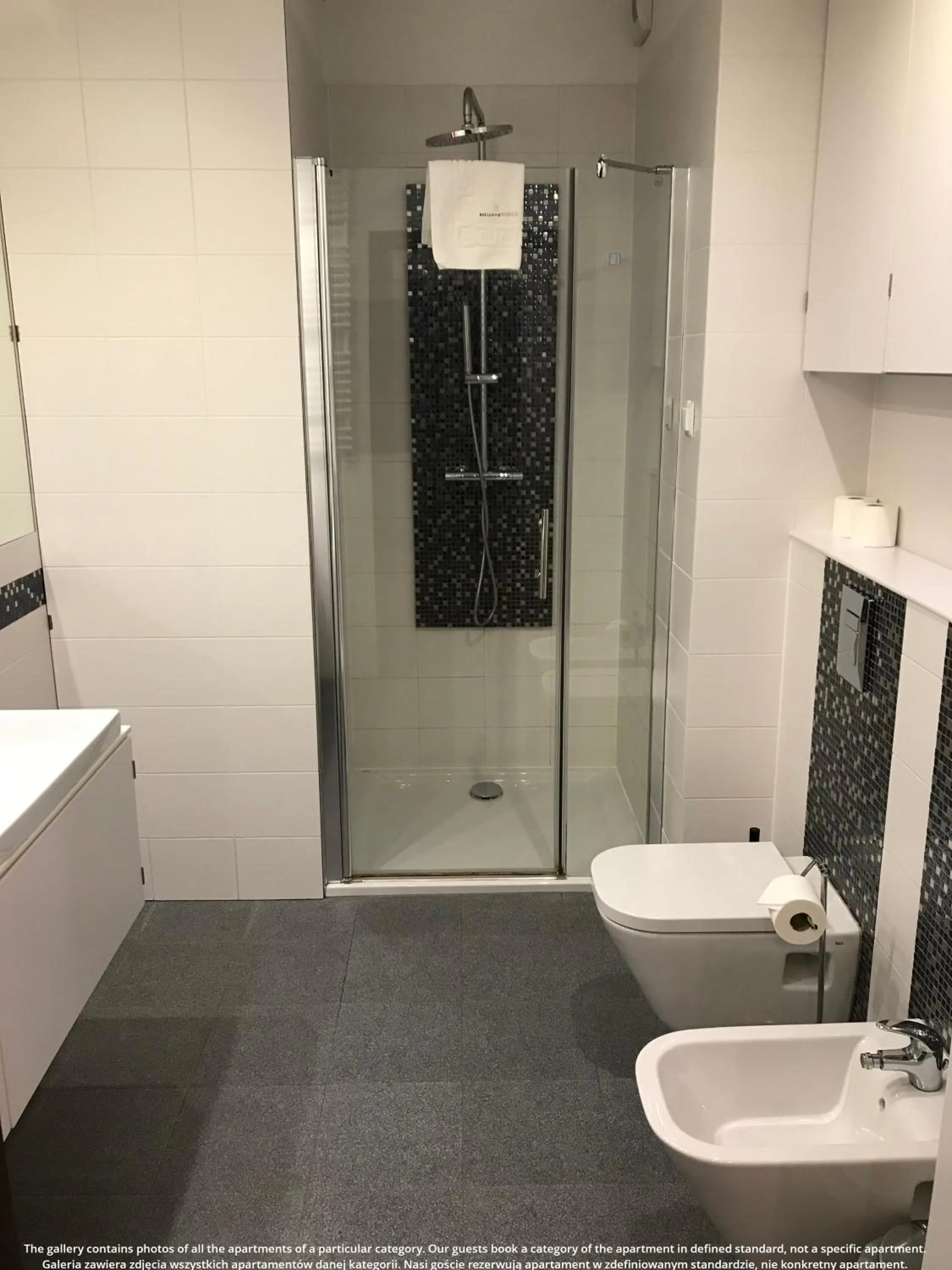 Shower in EXCLUSIVE Aparthotel Kraków Browar Lubicz