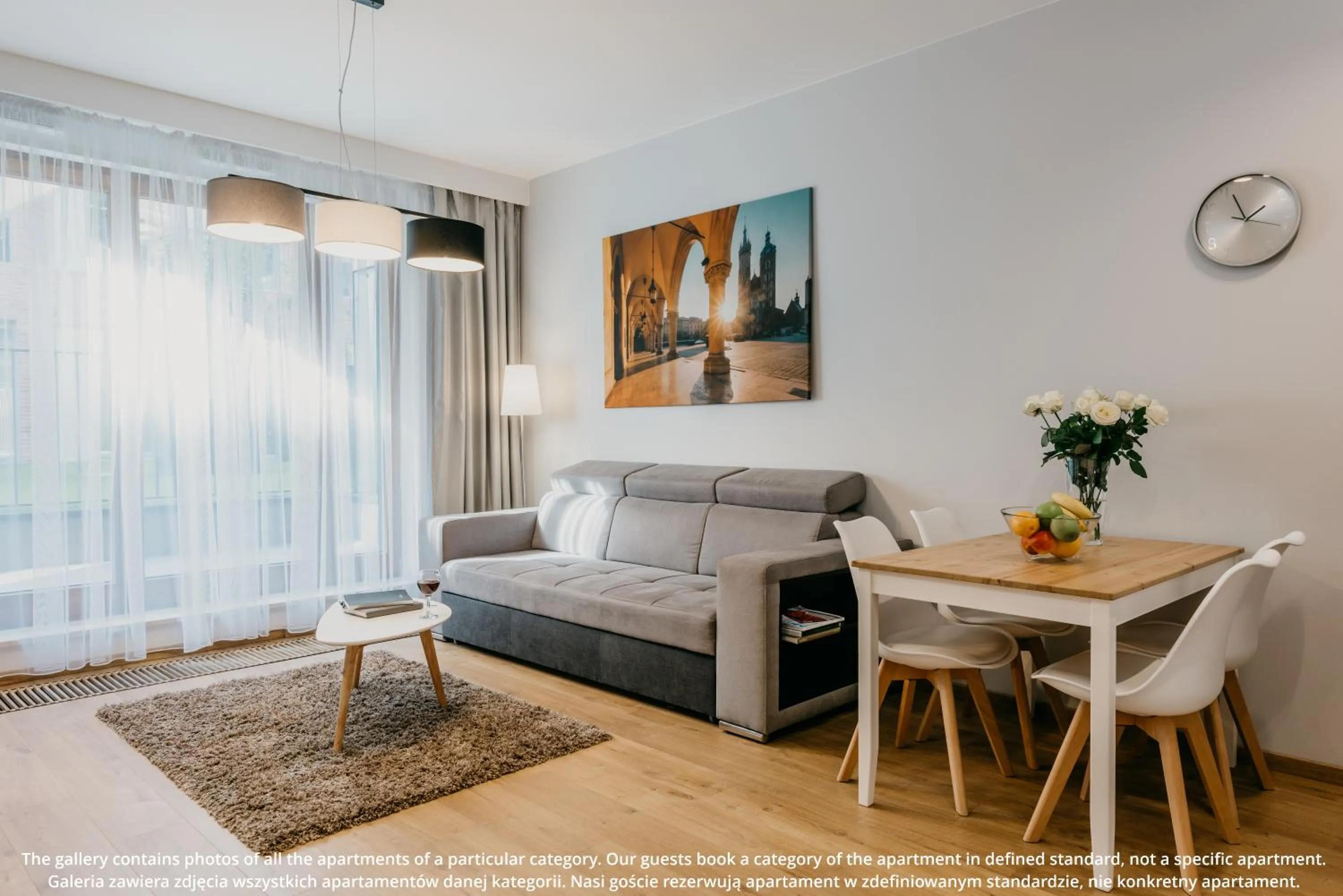 Living room in EXCLUSIVE Aparthotel Kraków Browar Lubicz