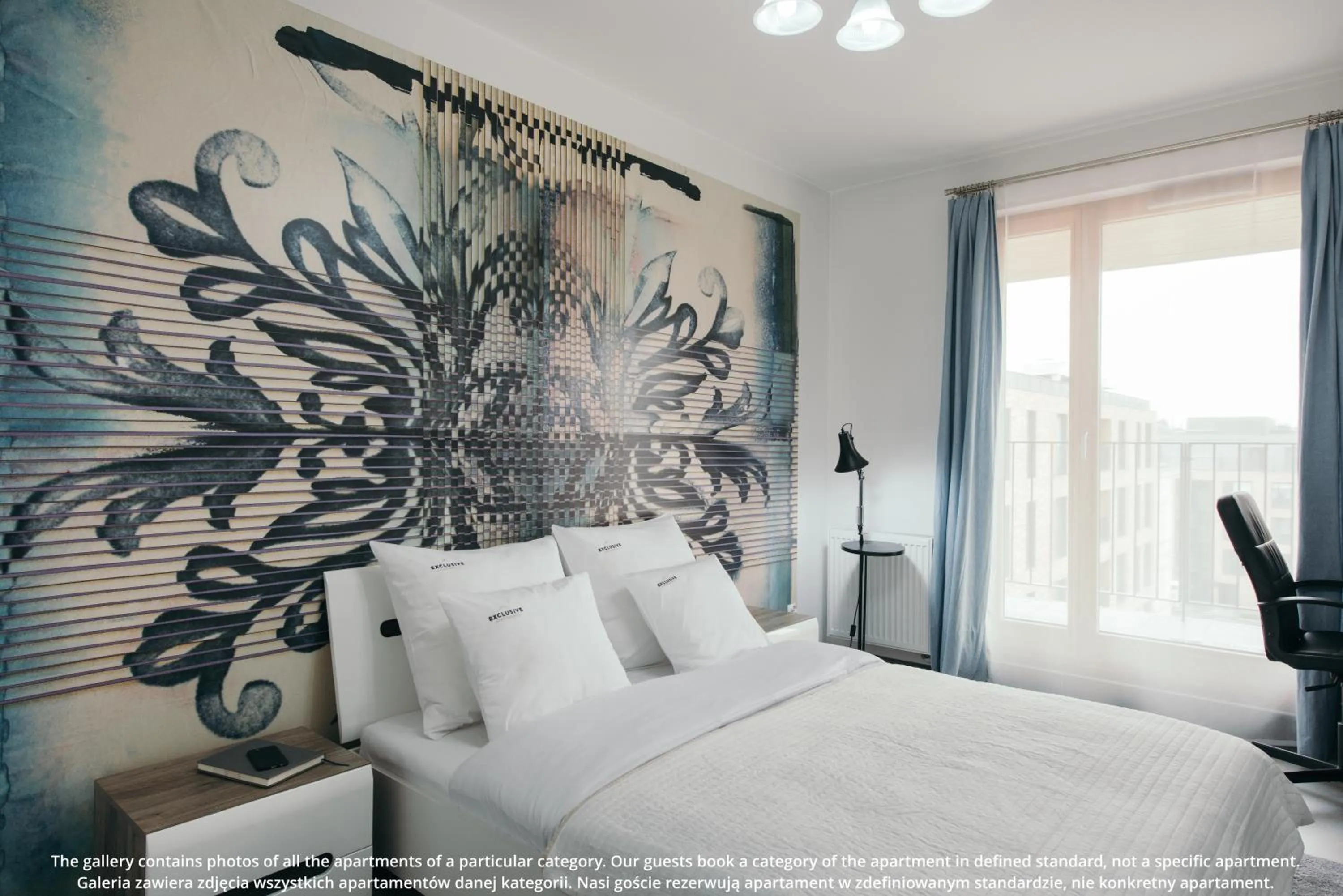 Bed in EXCLUSIVE Aparthotel Kraków Browar Lubicz