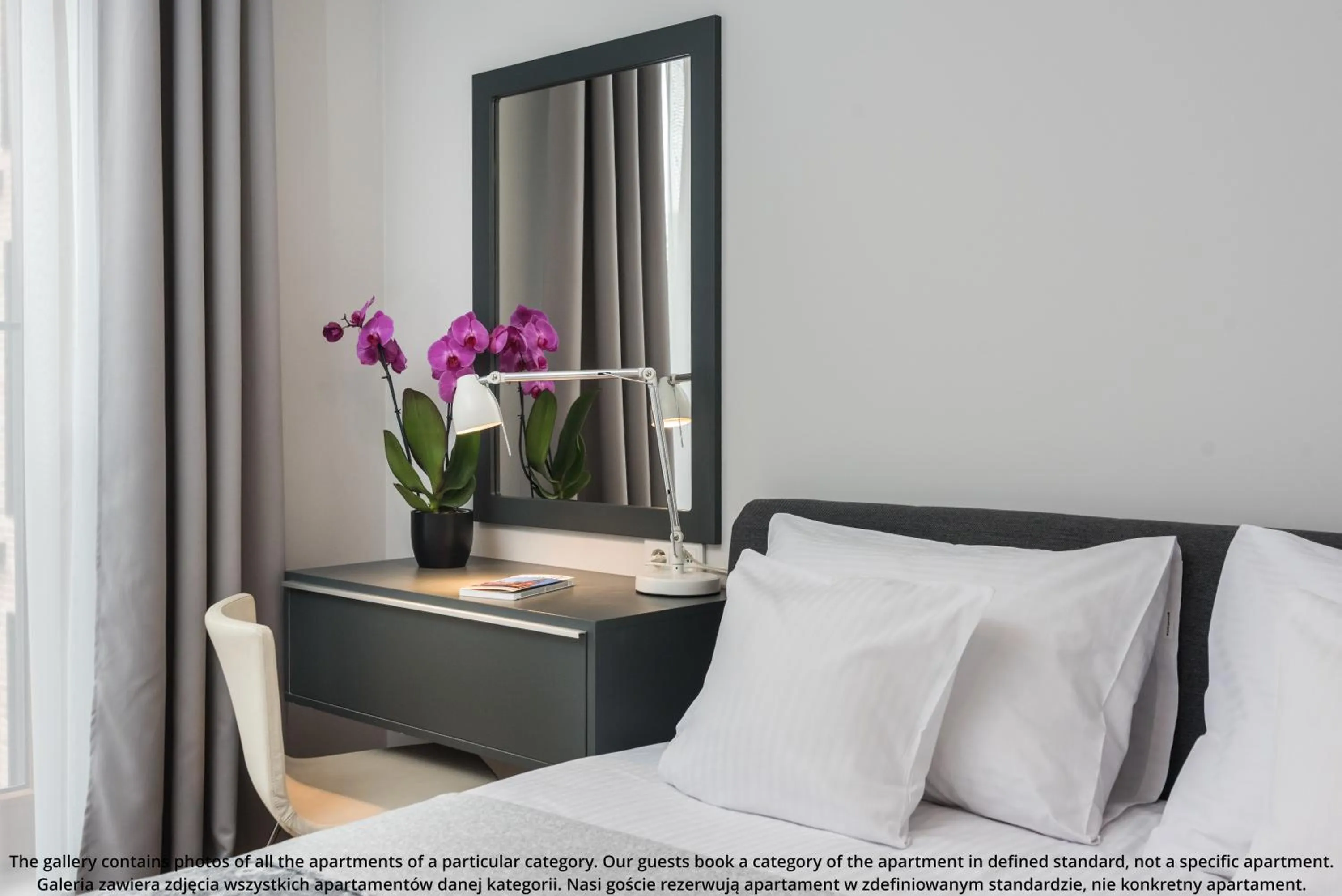 Bed in EXCLUSIVE Aparthotel Kraków Browar Lubicz