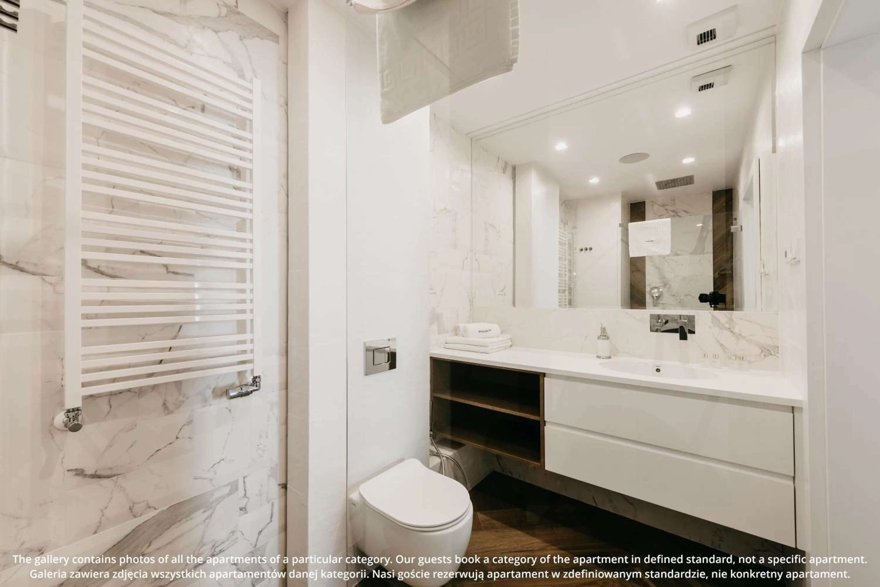 Shower in EXCLUSIVE Aparthotel Kraków Browar Lubicz