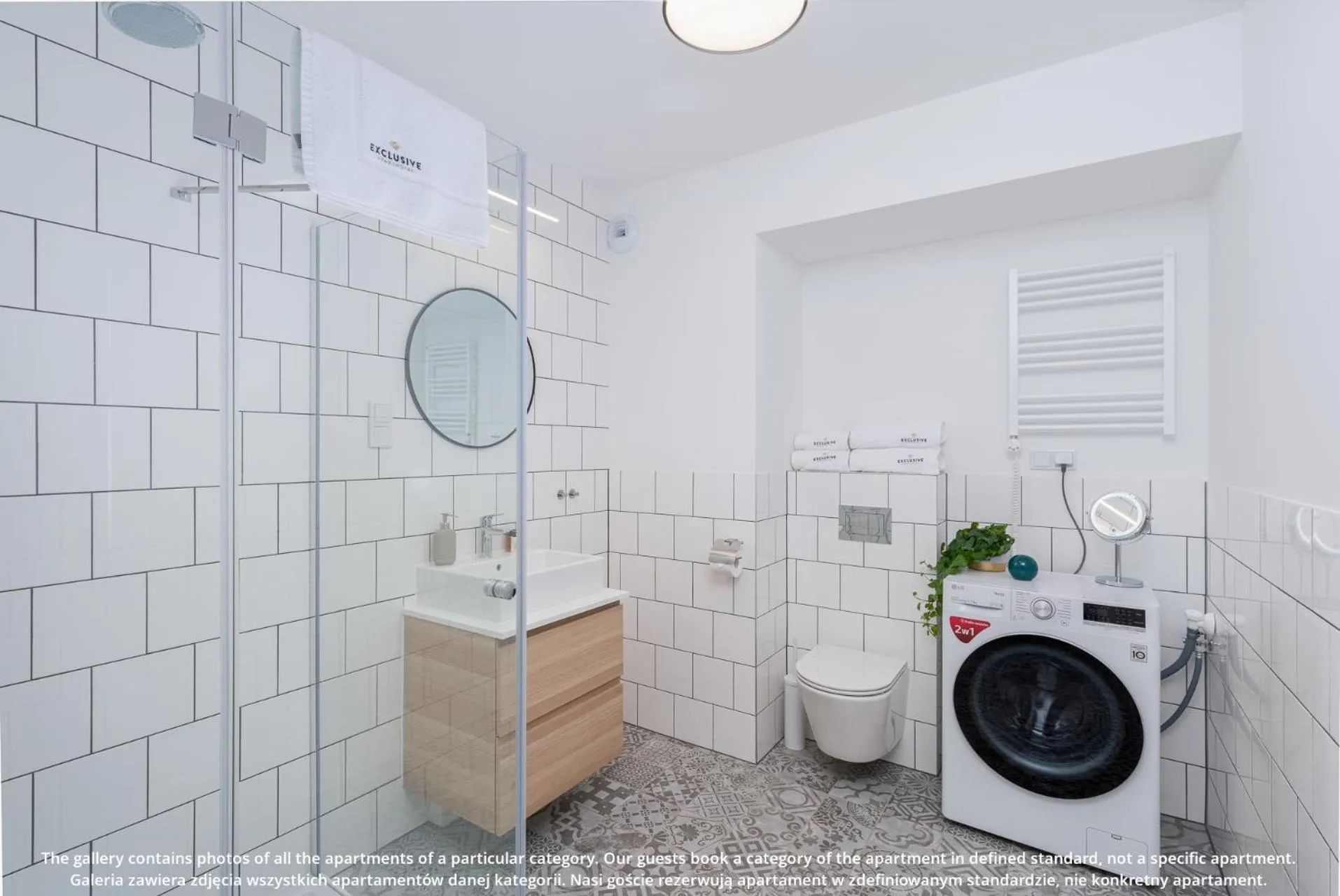 Toilet in EXCLUSIVE Aparthotel Kraków Browar Lubicz