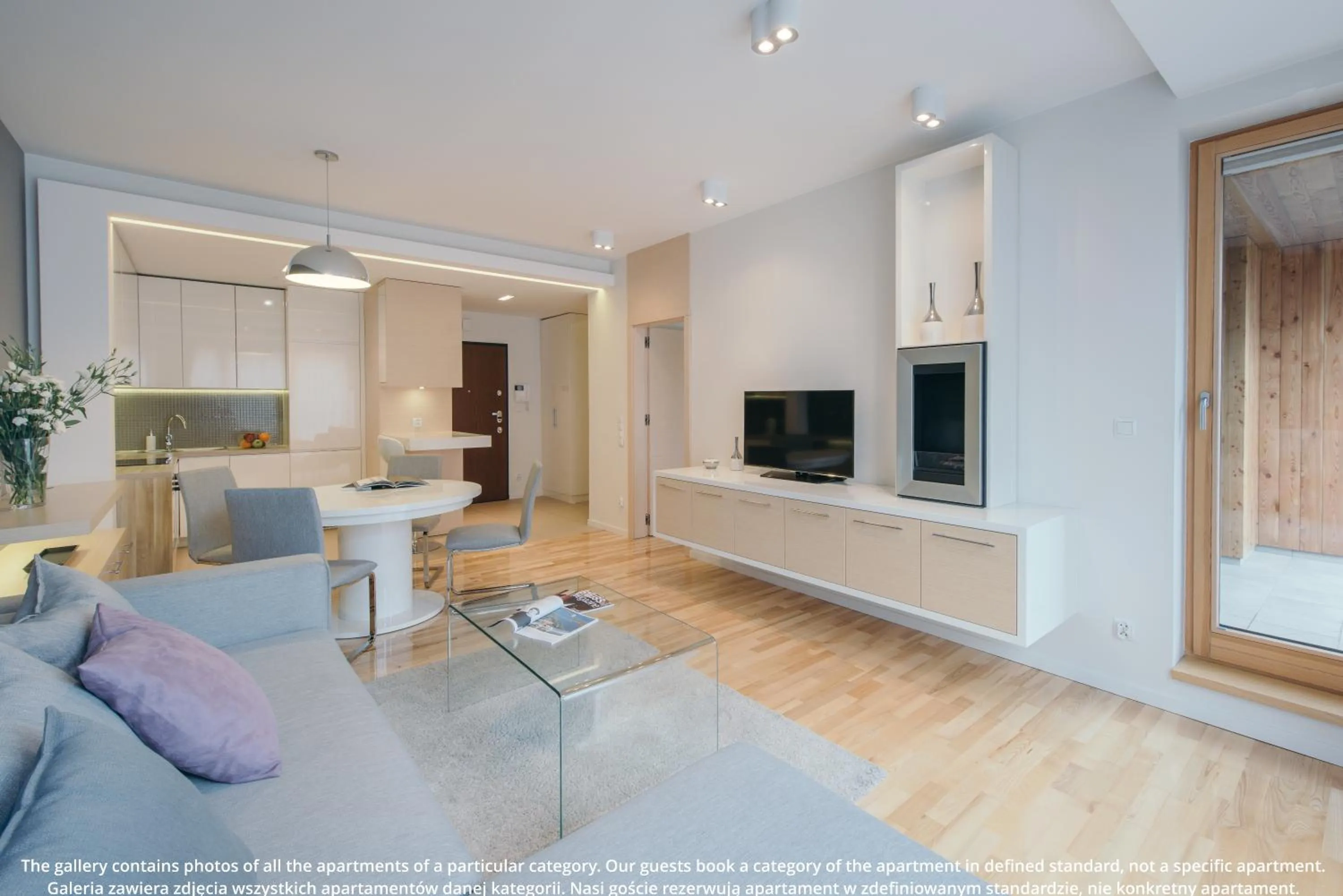 Kitchen or kitchenette in EXCLUSIVE Aparthotel Kraków Browar Lubicz