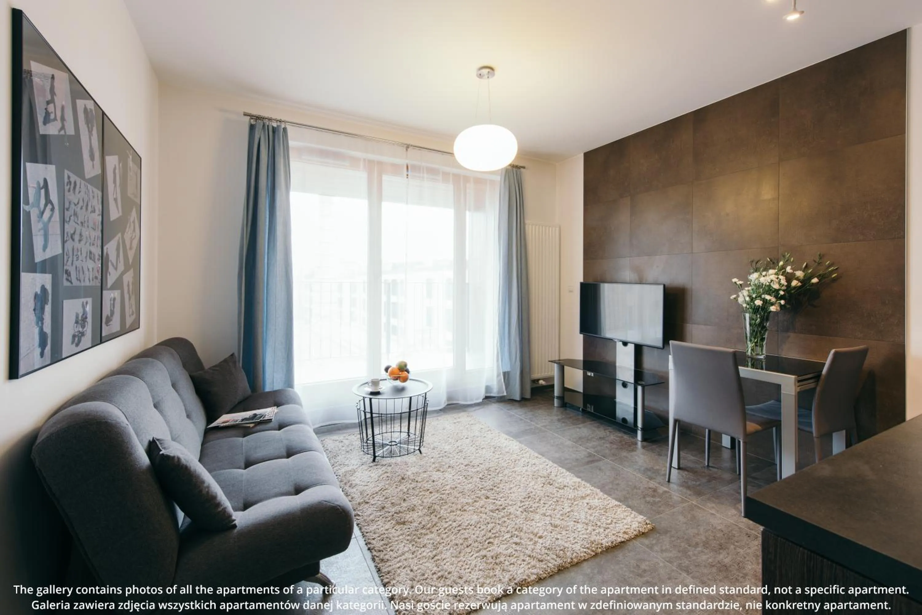 Living room in EXCLUSIVE Aparthotel Kraków Browar Lubicz