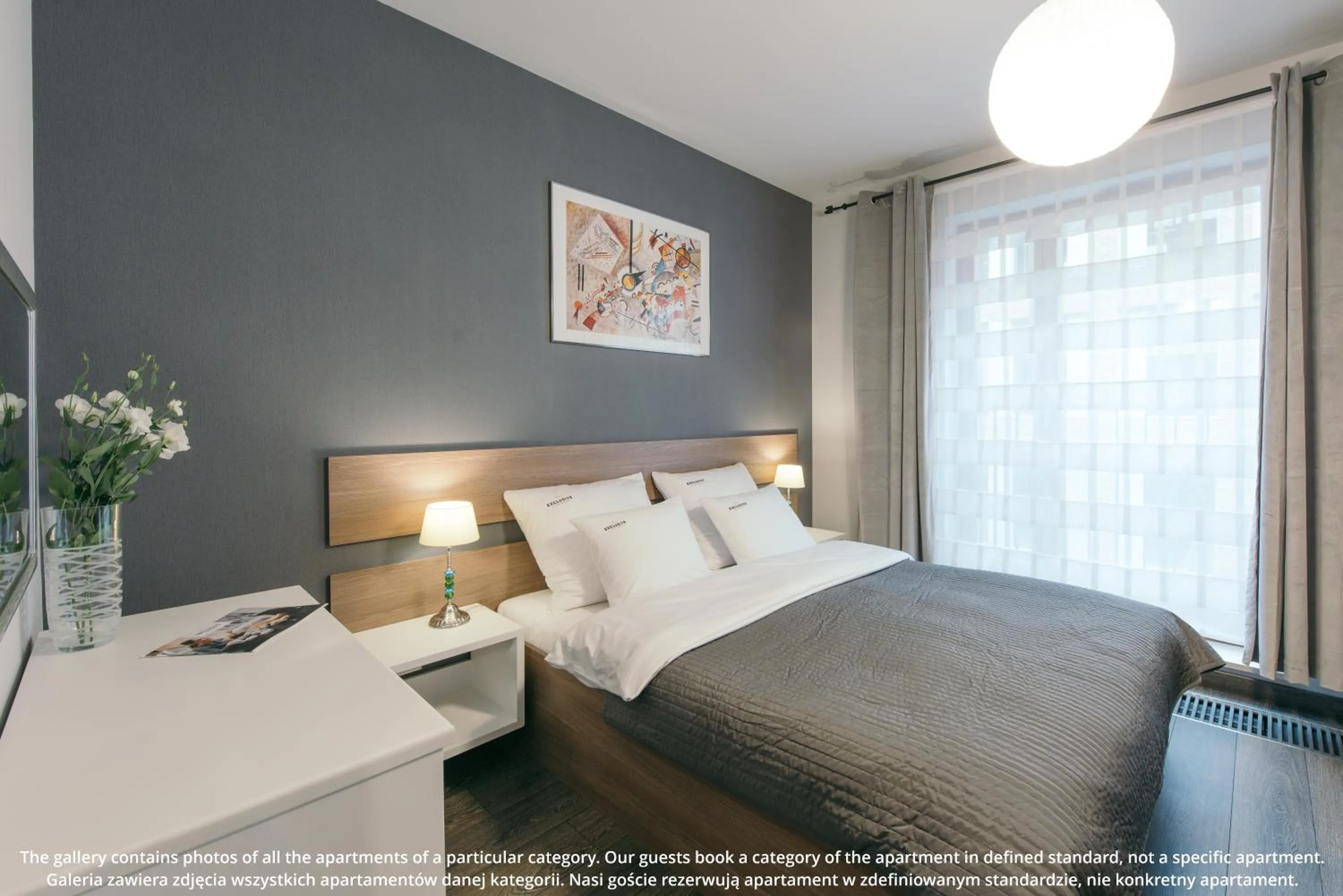 Bed in EXCLUSIVE Aparthotel Kraków Browar Lubicz