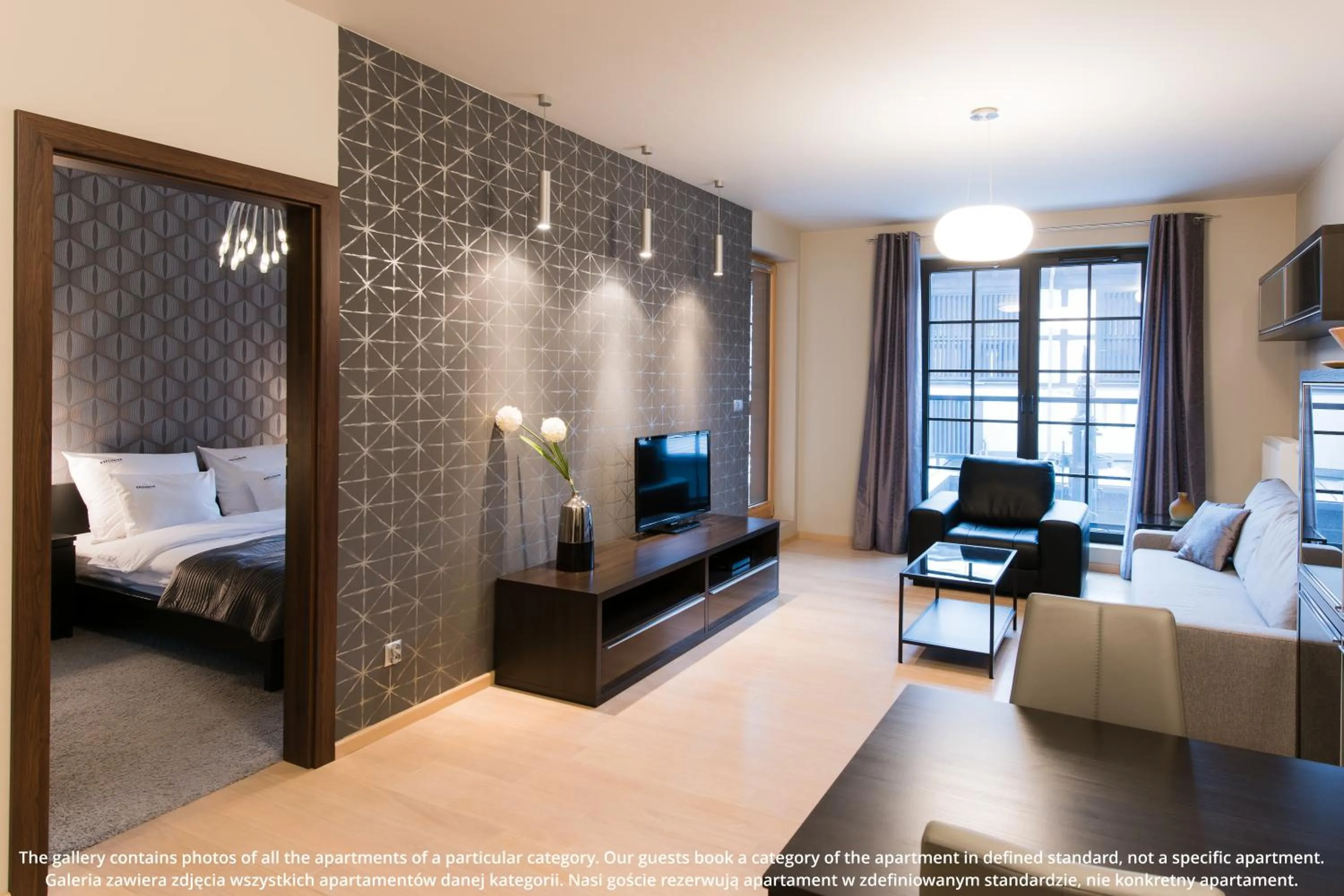 Living room in EXCLUSIVE Aparthotel Kraków Browar Lubicz