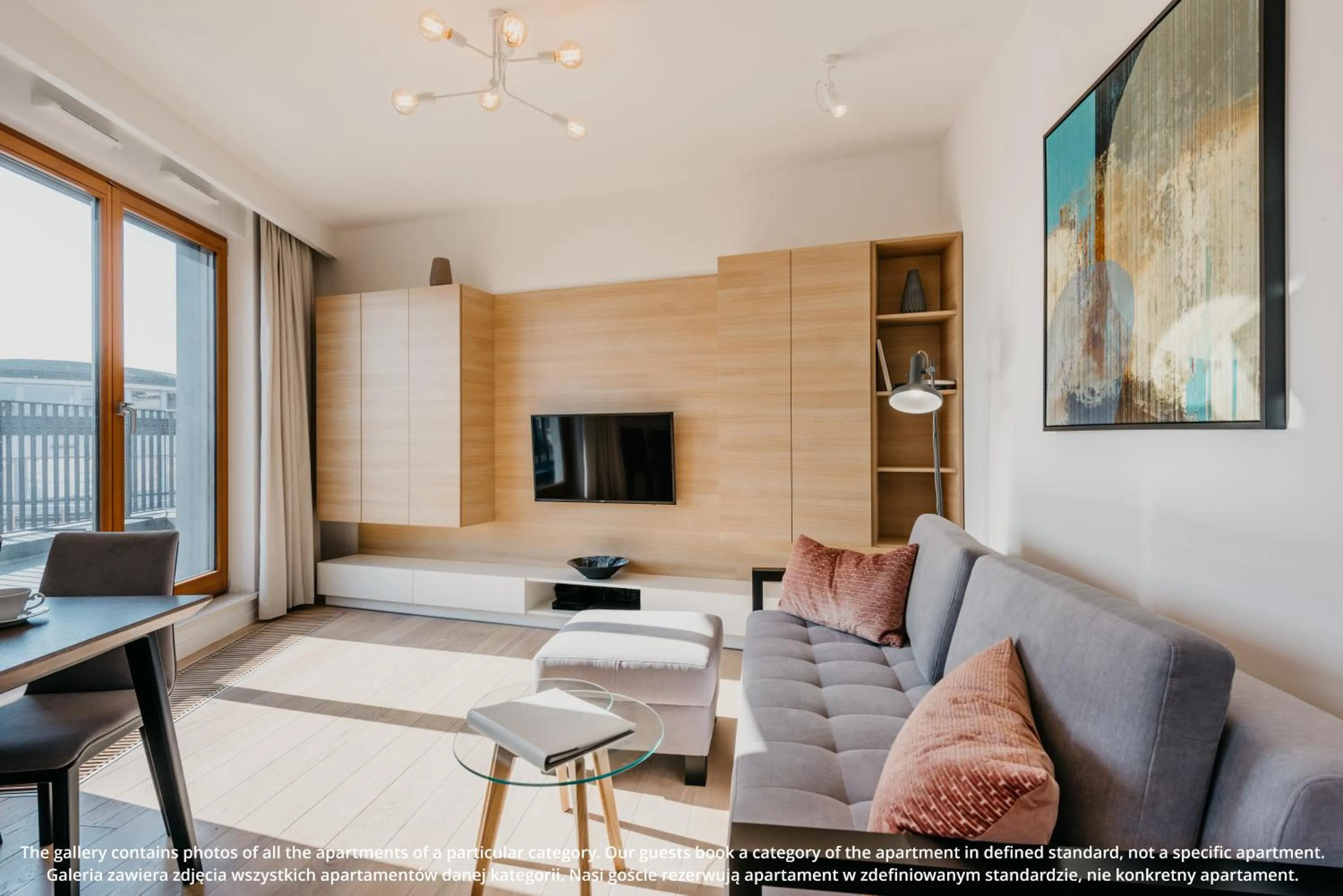 Living room in EXCLUSIVE Aparthotel Kraków Browar Lubicz