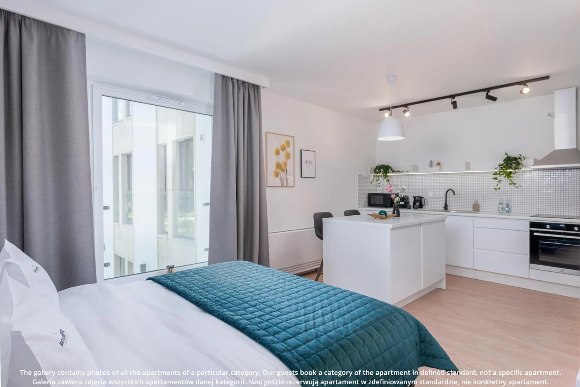 Bed in EXCLUSIVE Aparthotel Kraków Browar Lubicz