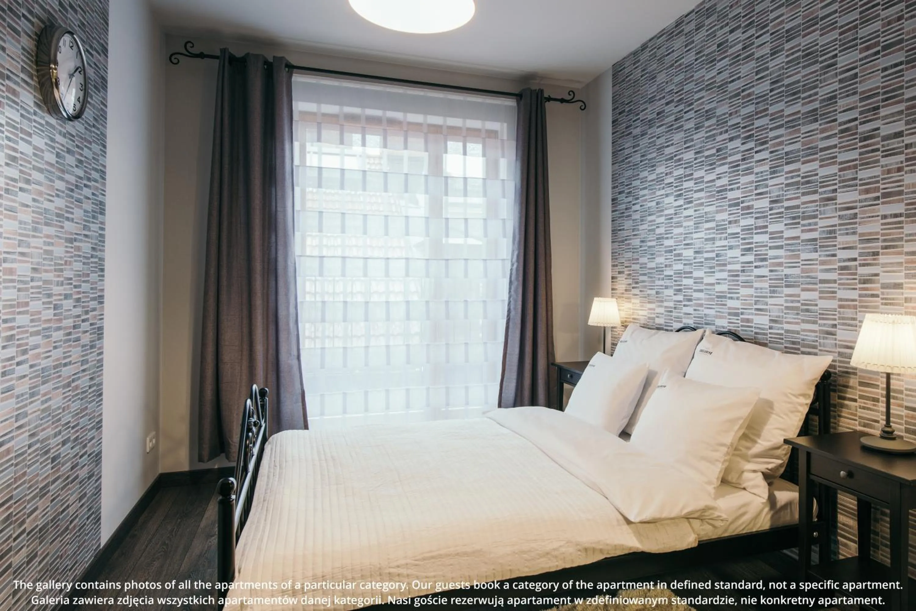 Bed in EXCLUSIVE Aparthotel Kraków Browar Lubicz