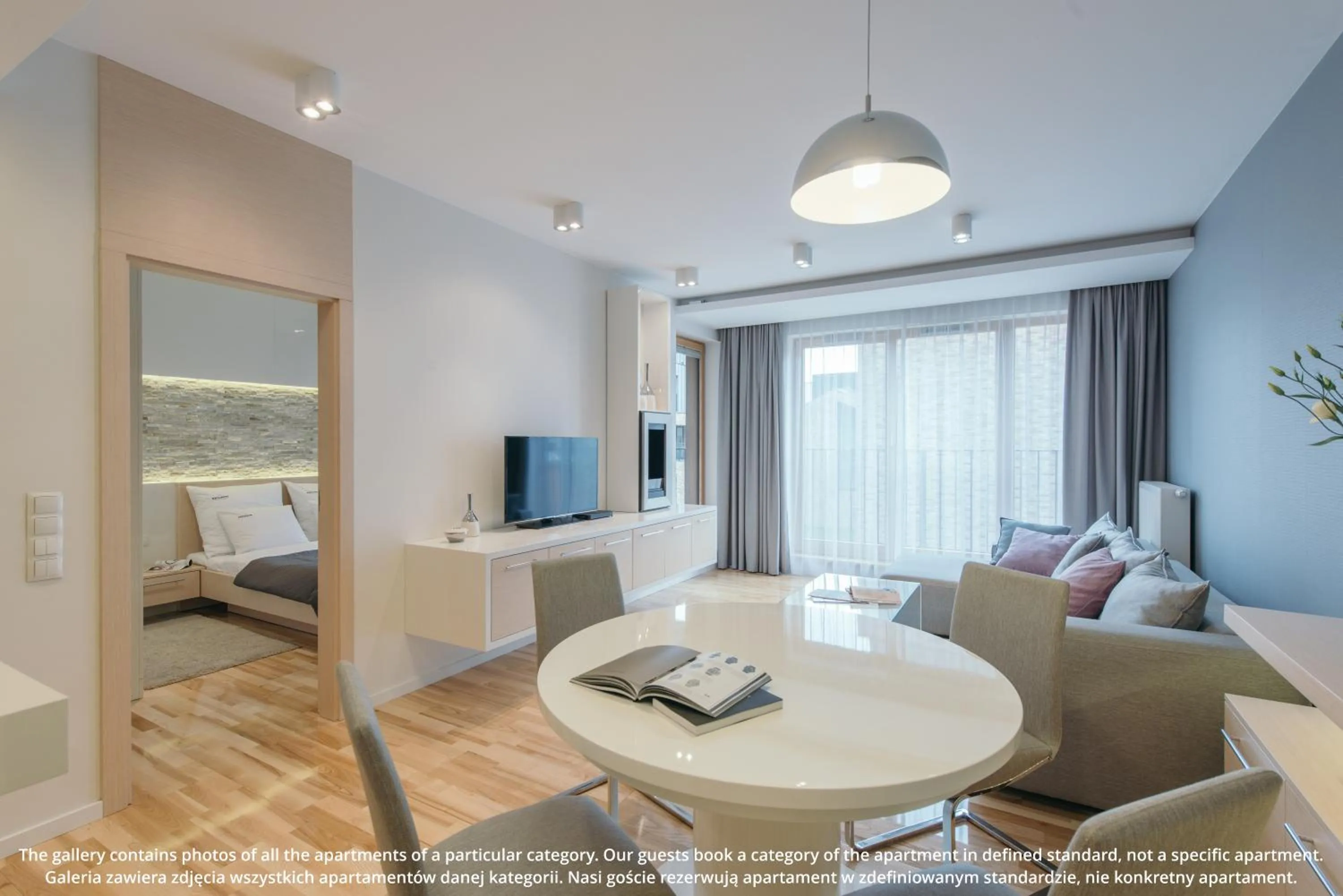 Living room in EXCLUSIVE Aparthotel Kraków Browar Lubicz