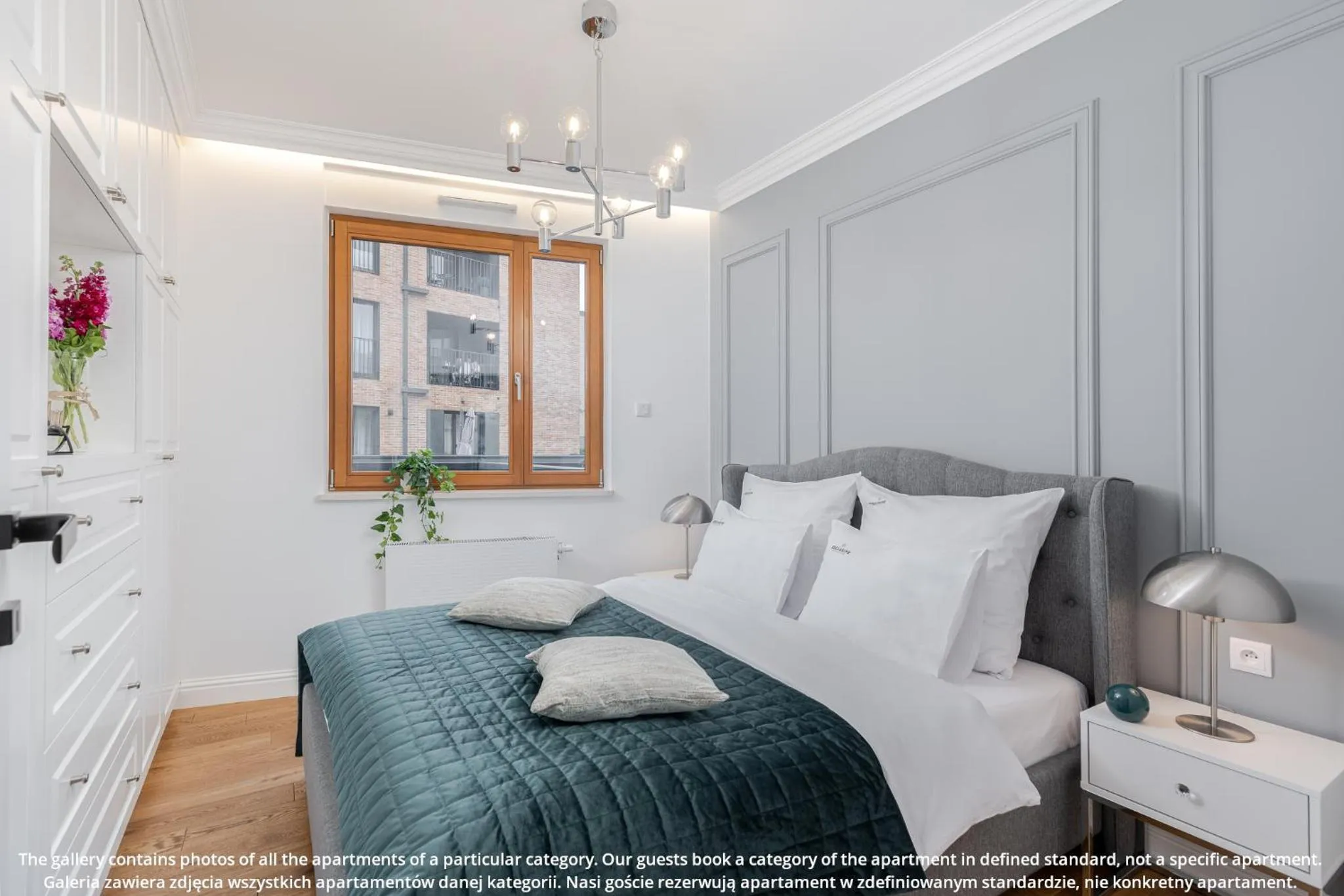 Bed in EXCLUSIVE Aparthotel Kraków Browar Lubicz