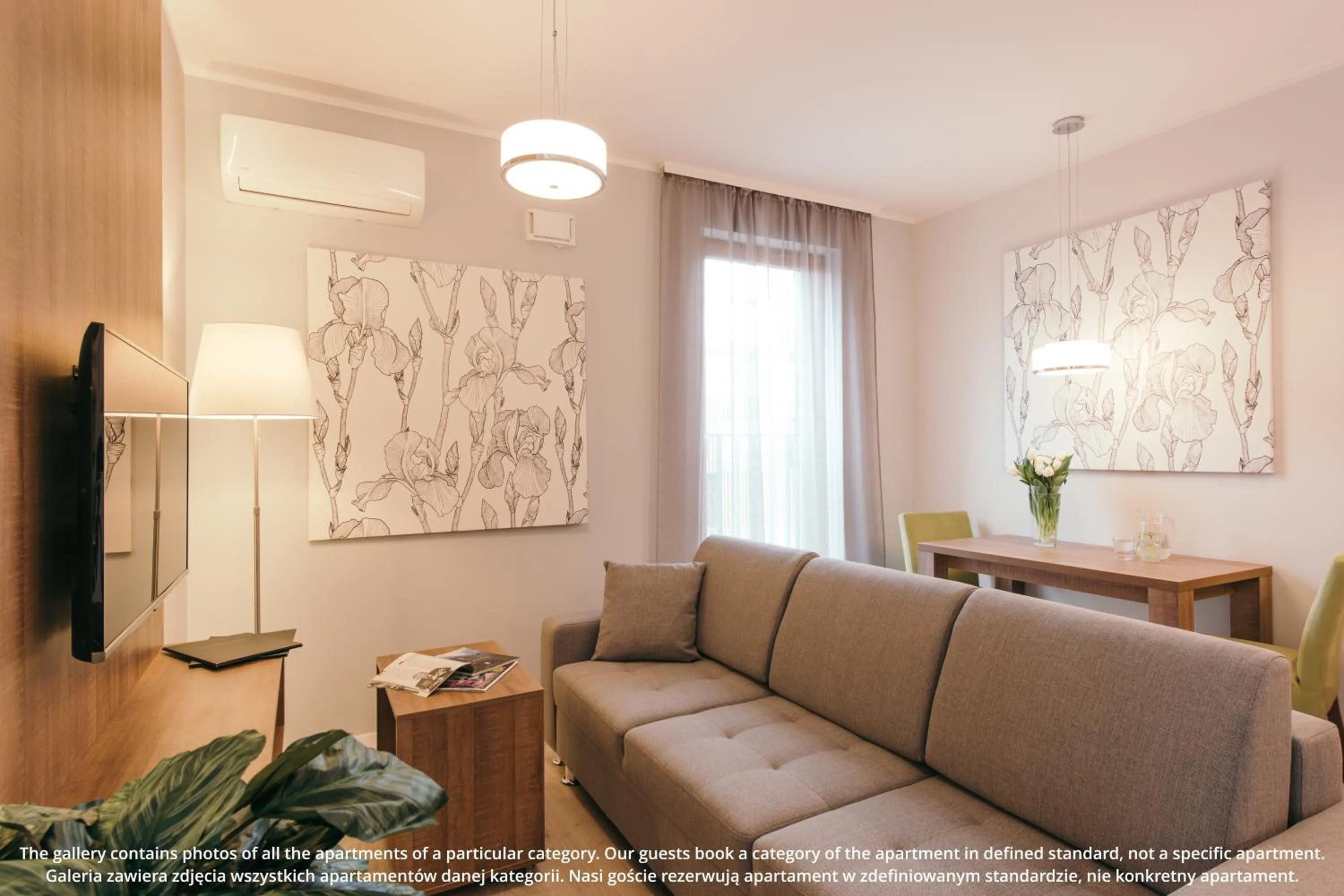 Living room in EXCLUSIVE Aparthotel Kraków Browar Lubicz