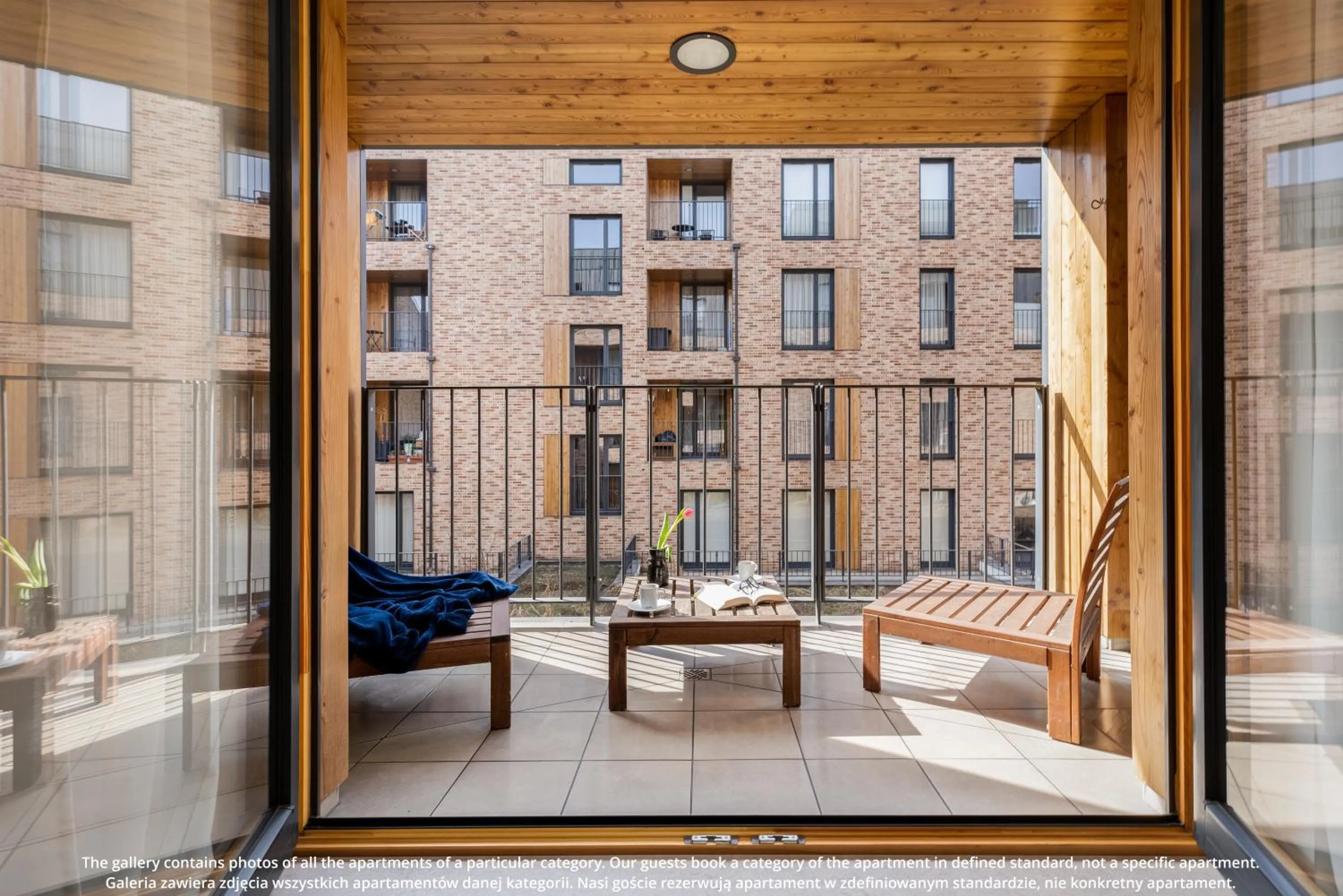 Balcony/Terrace in EXCLUSIVE Aparthotel Kraków Browar Lubicz