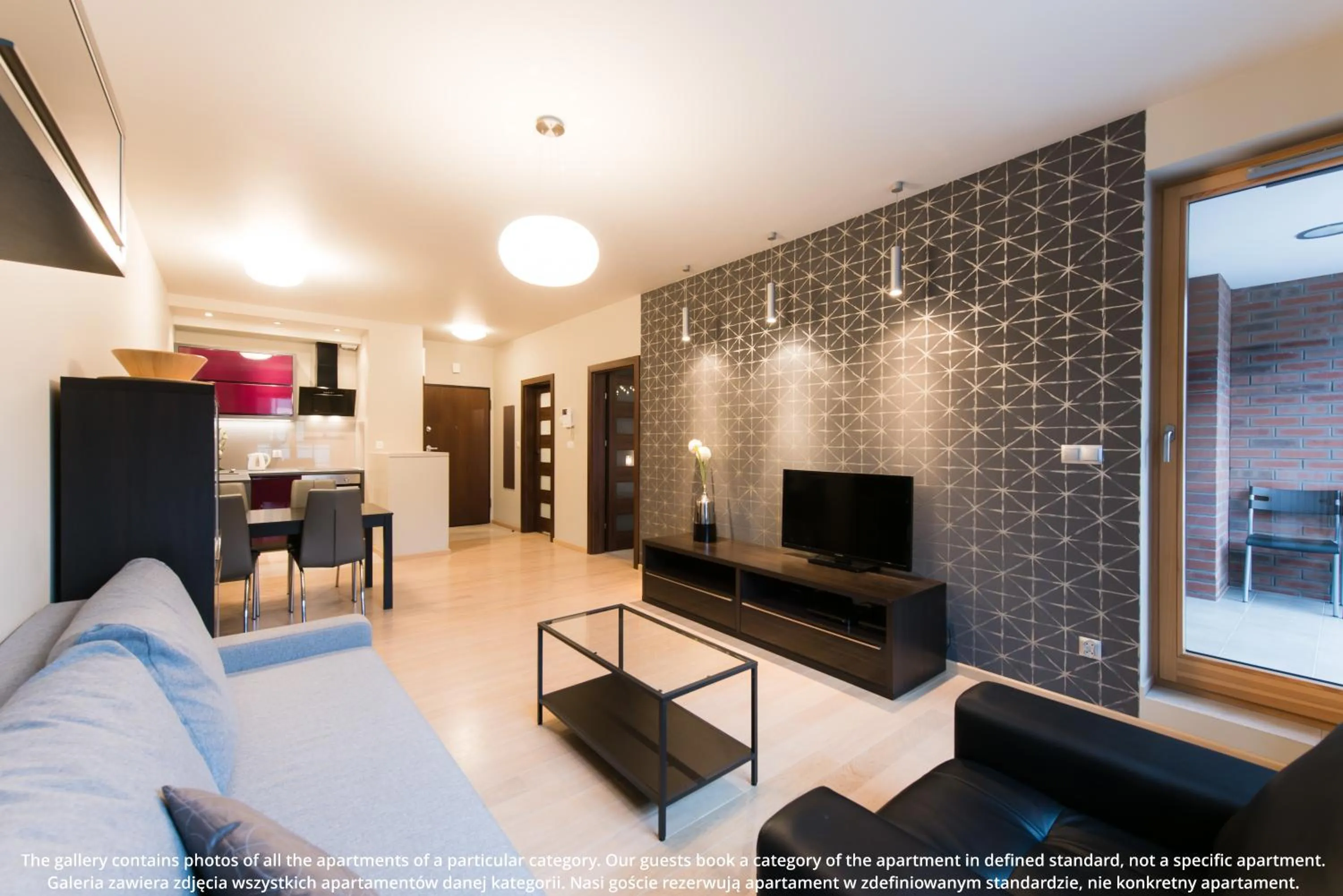 Living room in EXCLUSIVE Aparthotel Kraków Browar Lubicz