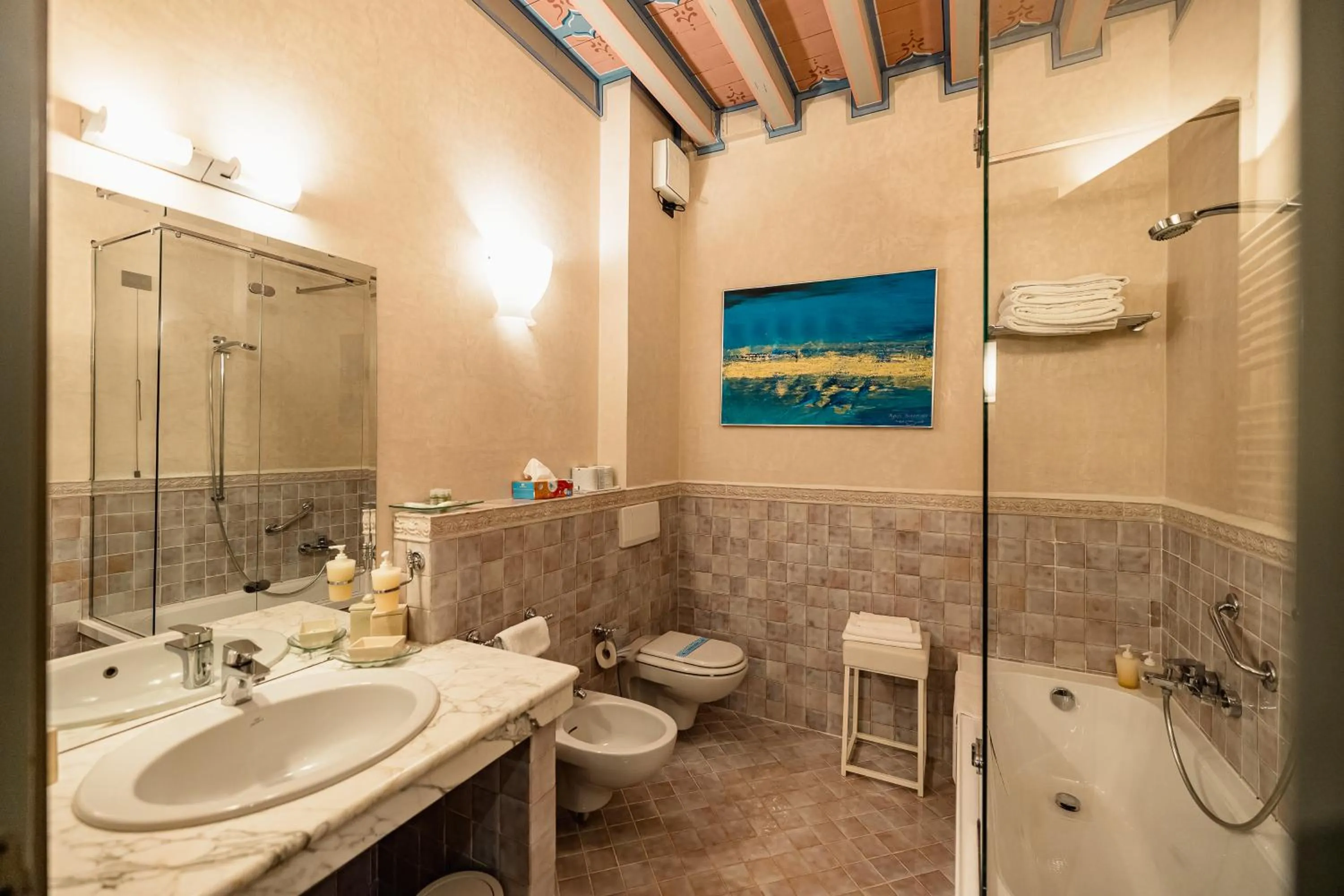 Bathroom in Relais I Due Roccoli