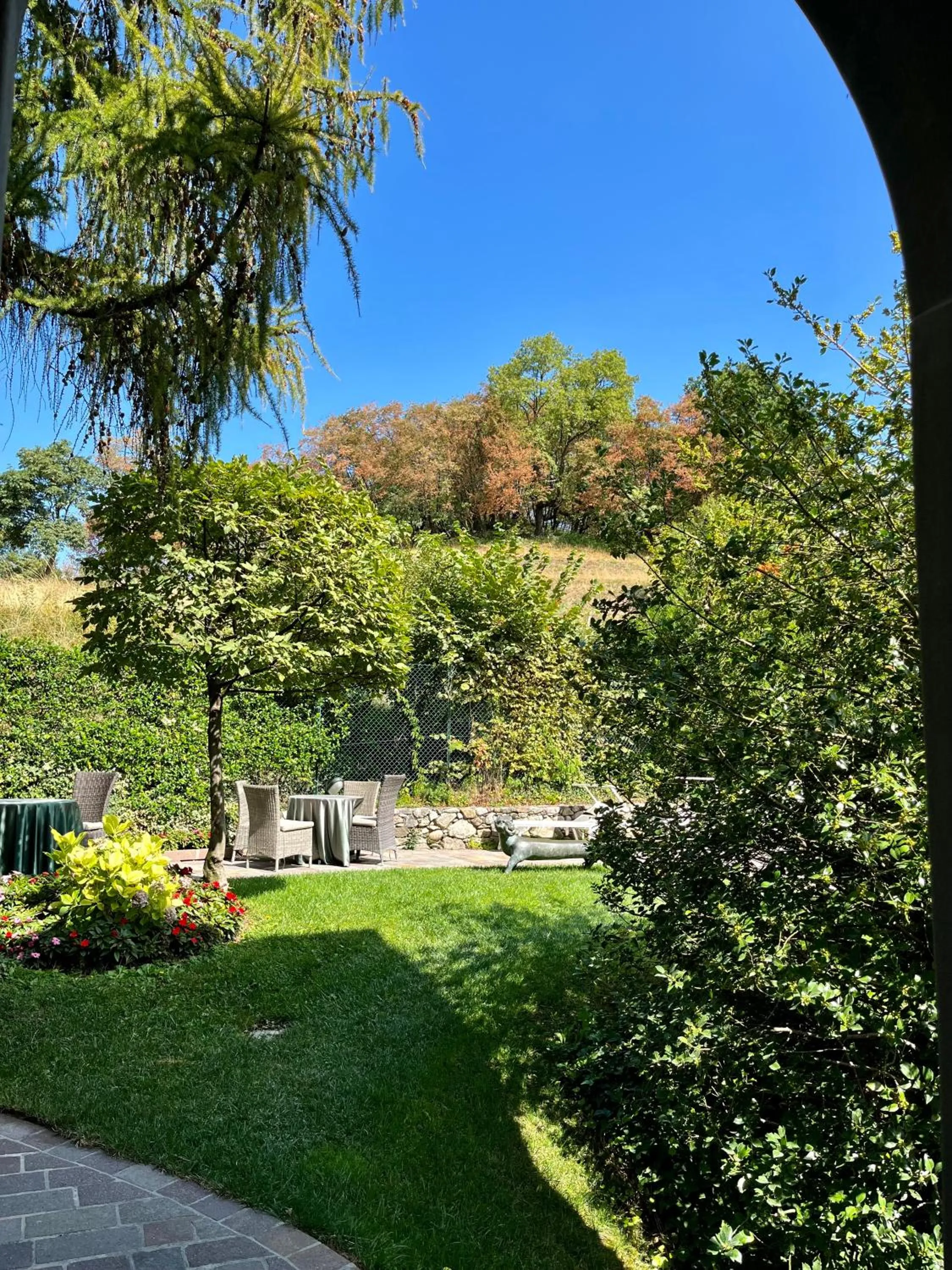 Garden in Relais I Due Roccoli