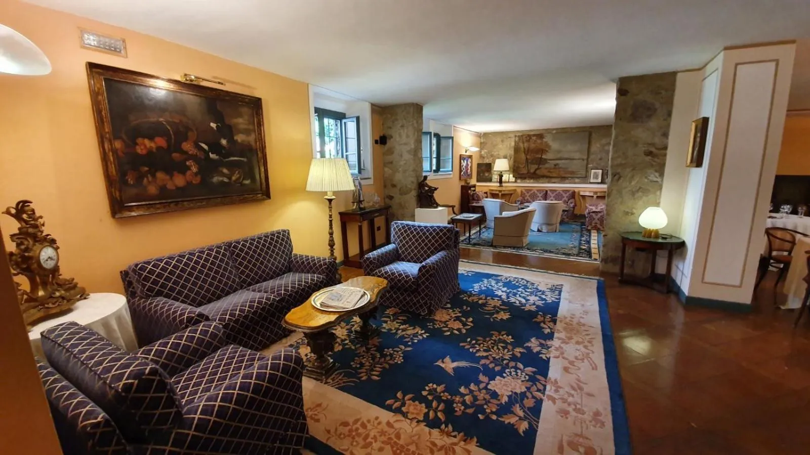 Communal lounge/ TV room in Relais I Due Roccoli
