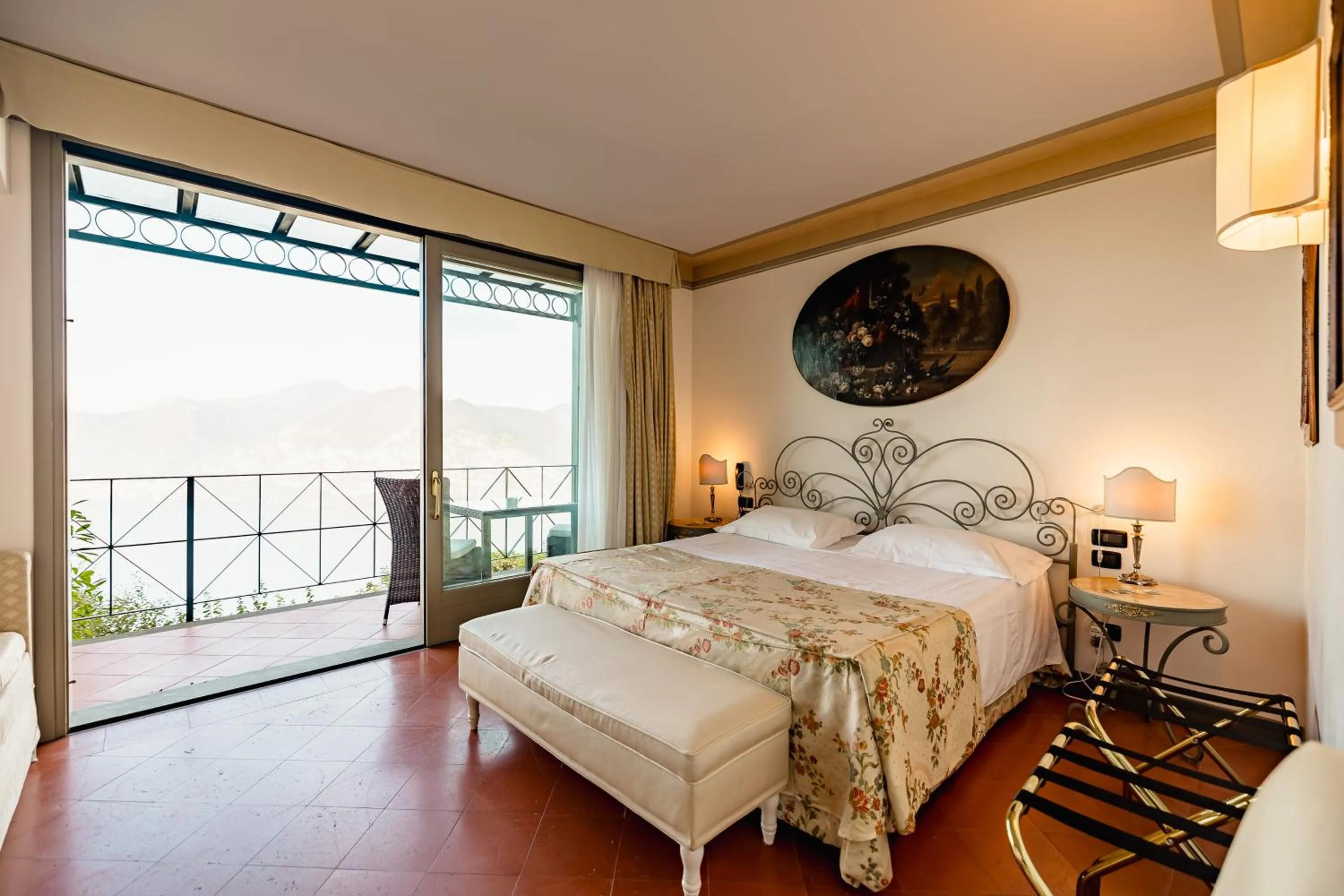 Balcony/Terrace, Bed in Relais I Due Roccoli