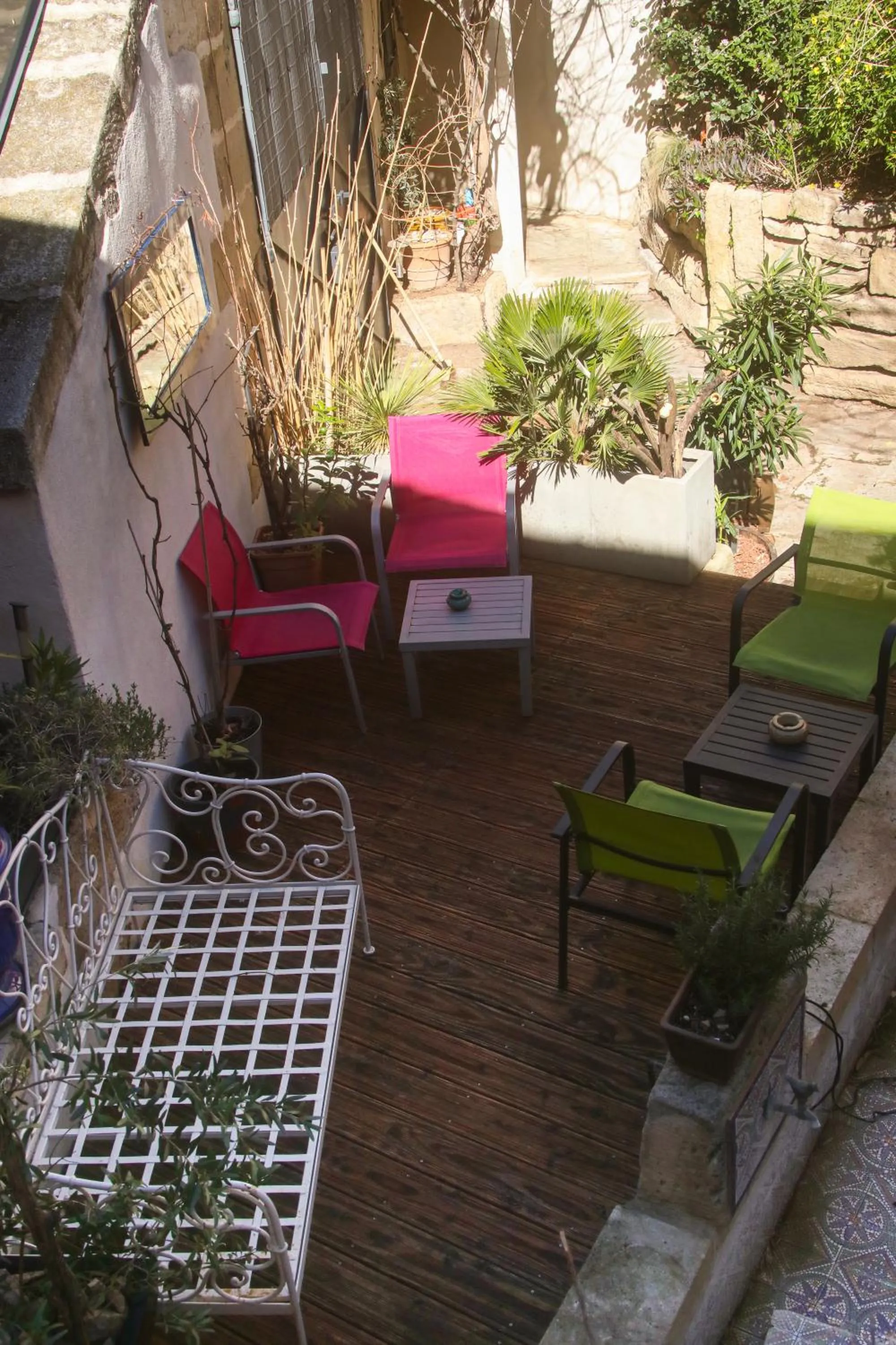 Garden view in La Paillère chambres d hôtes