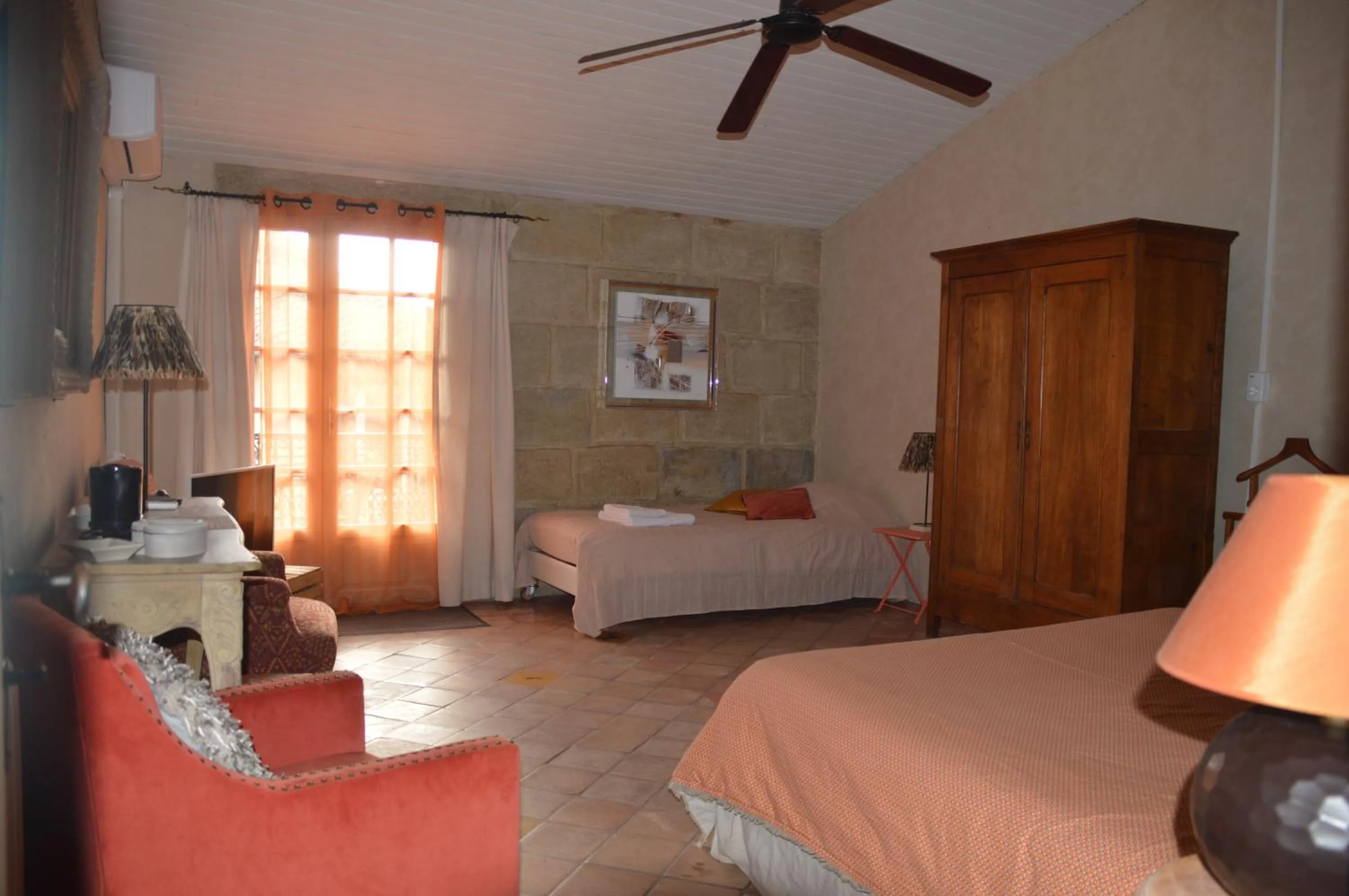 Bed in La Paillère chambres d hôtes