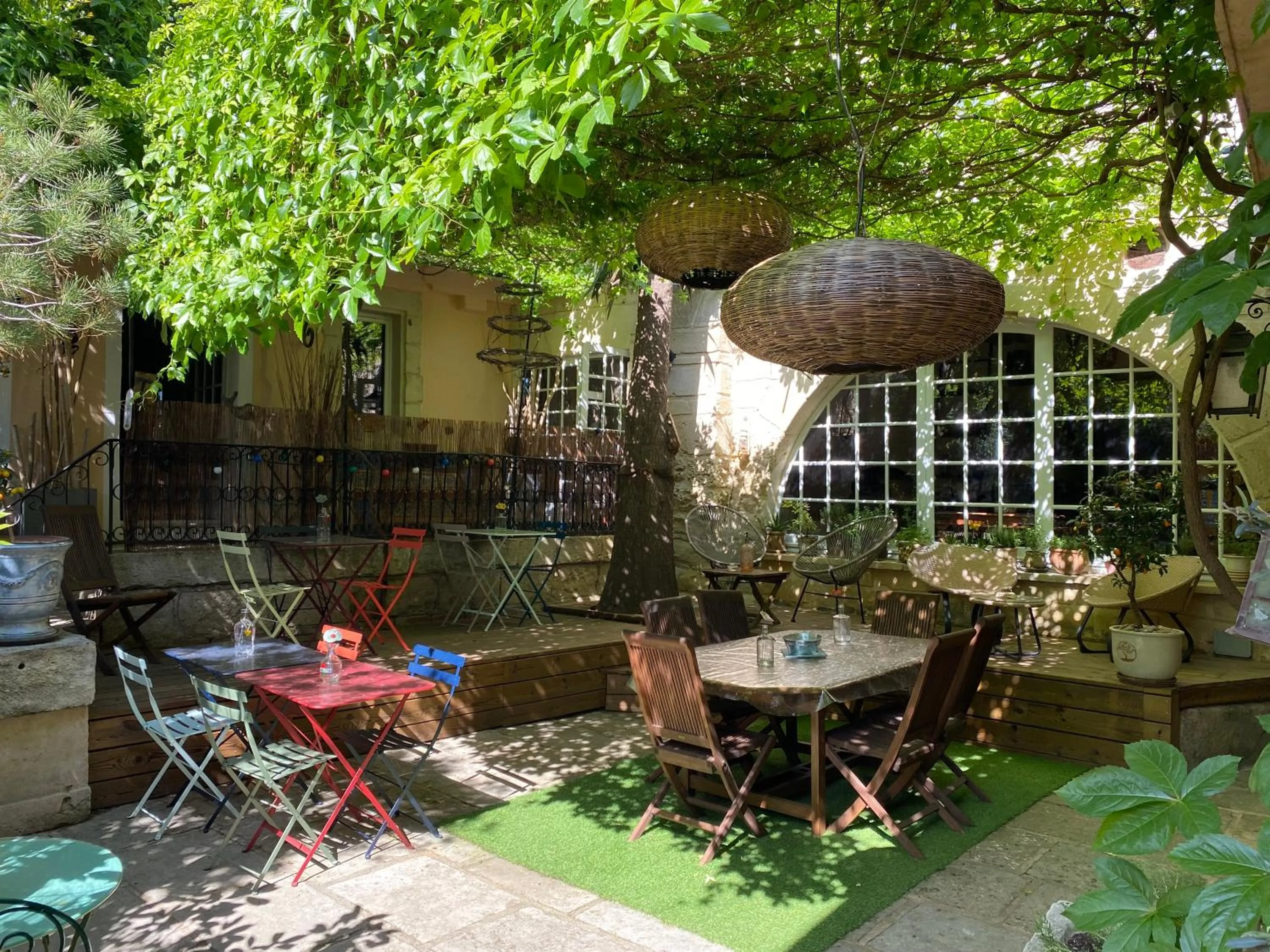 Garden view in La Paillère chambres d hôtes