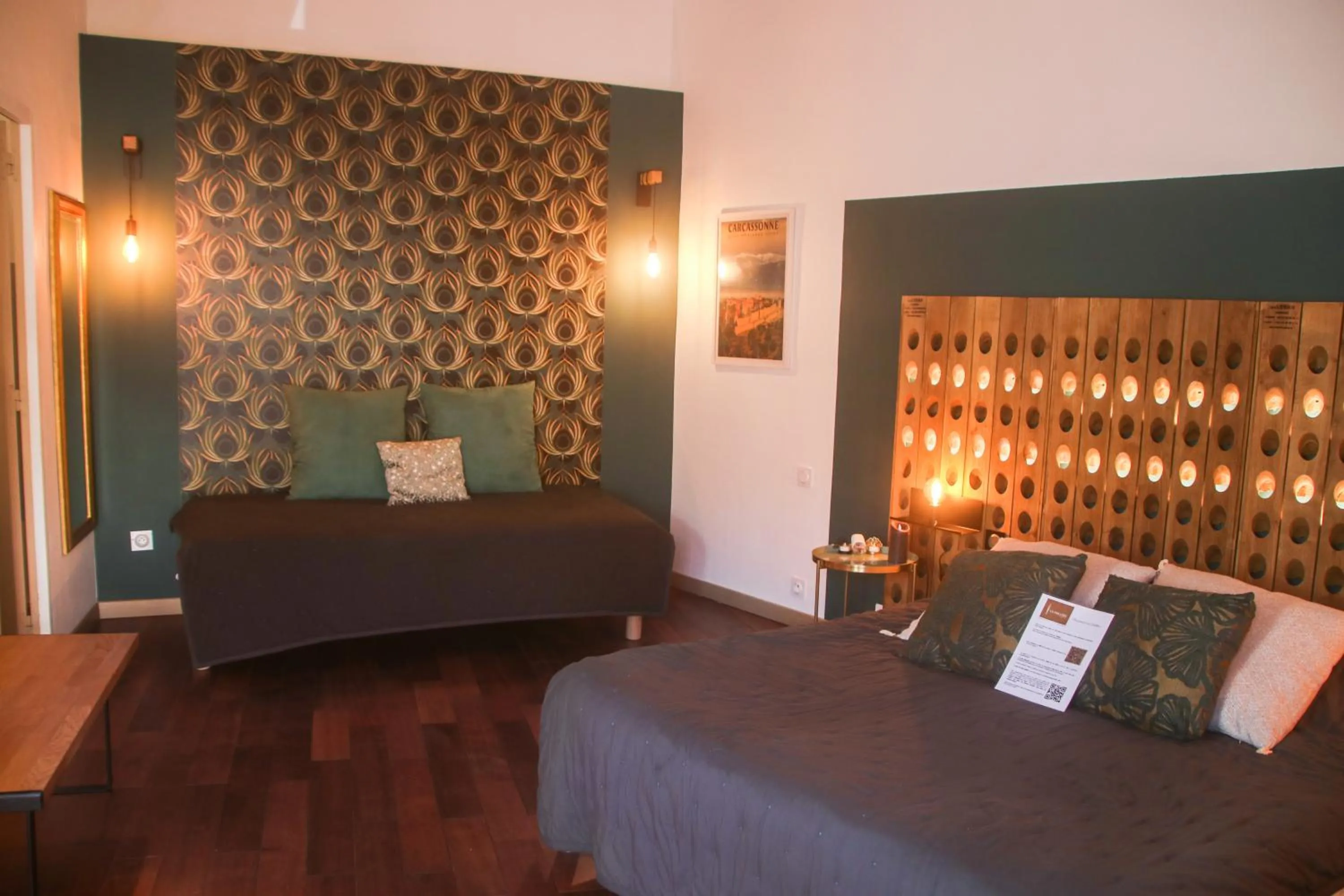 Bed in La Paillère chambres d hôtes