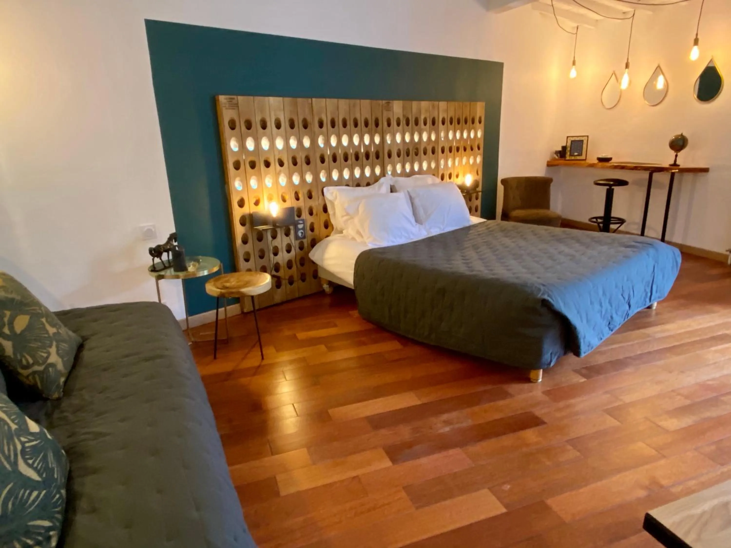 Bed in La Paillère chambres d hôtes