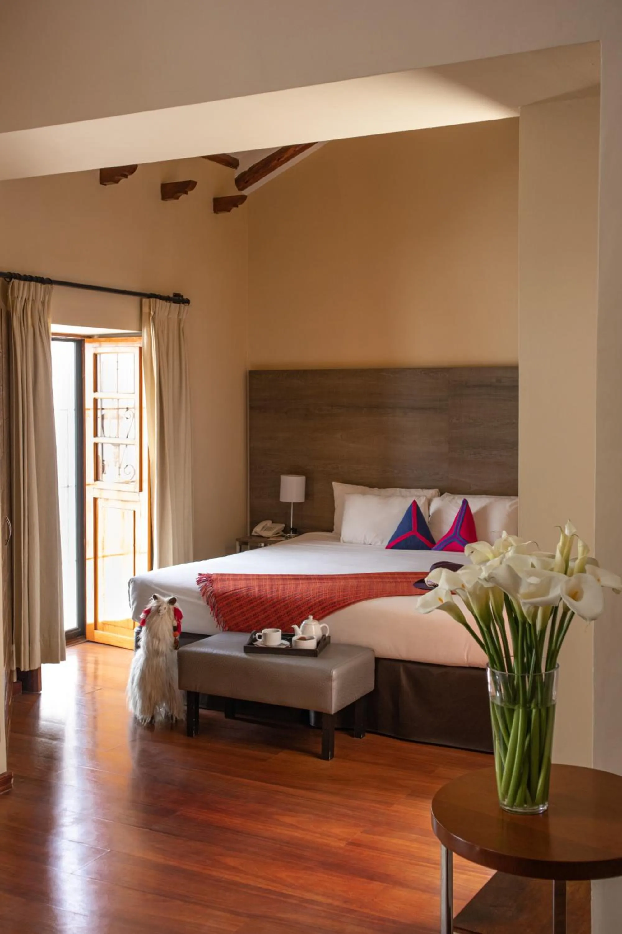 Bed in Union Hotel Cusco