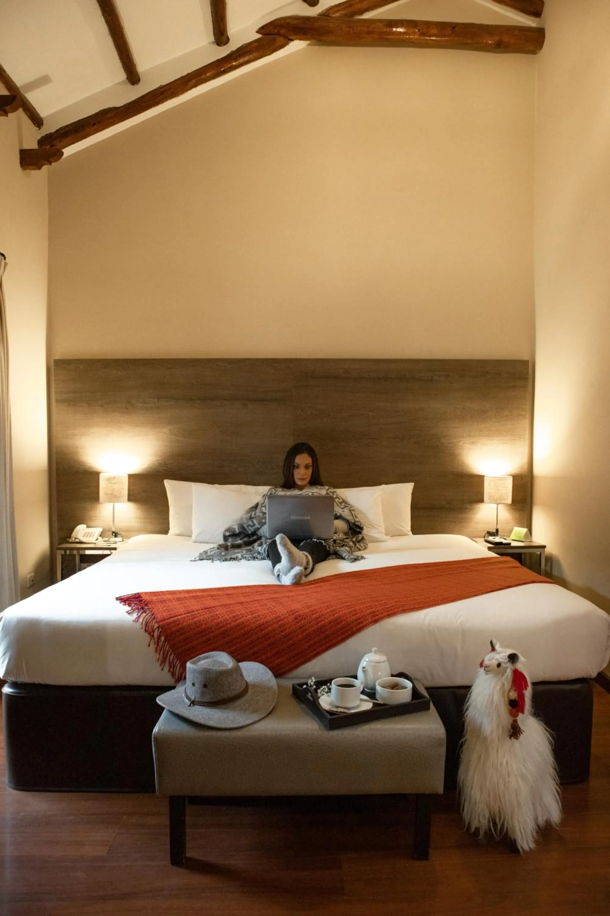 Bed in Union Hotel Cusco