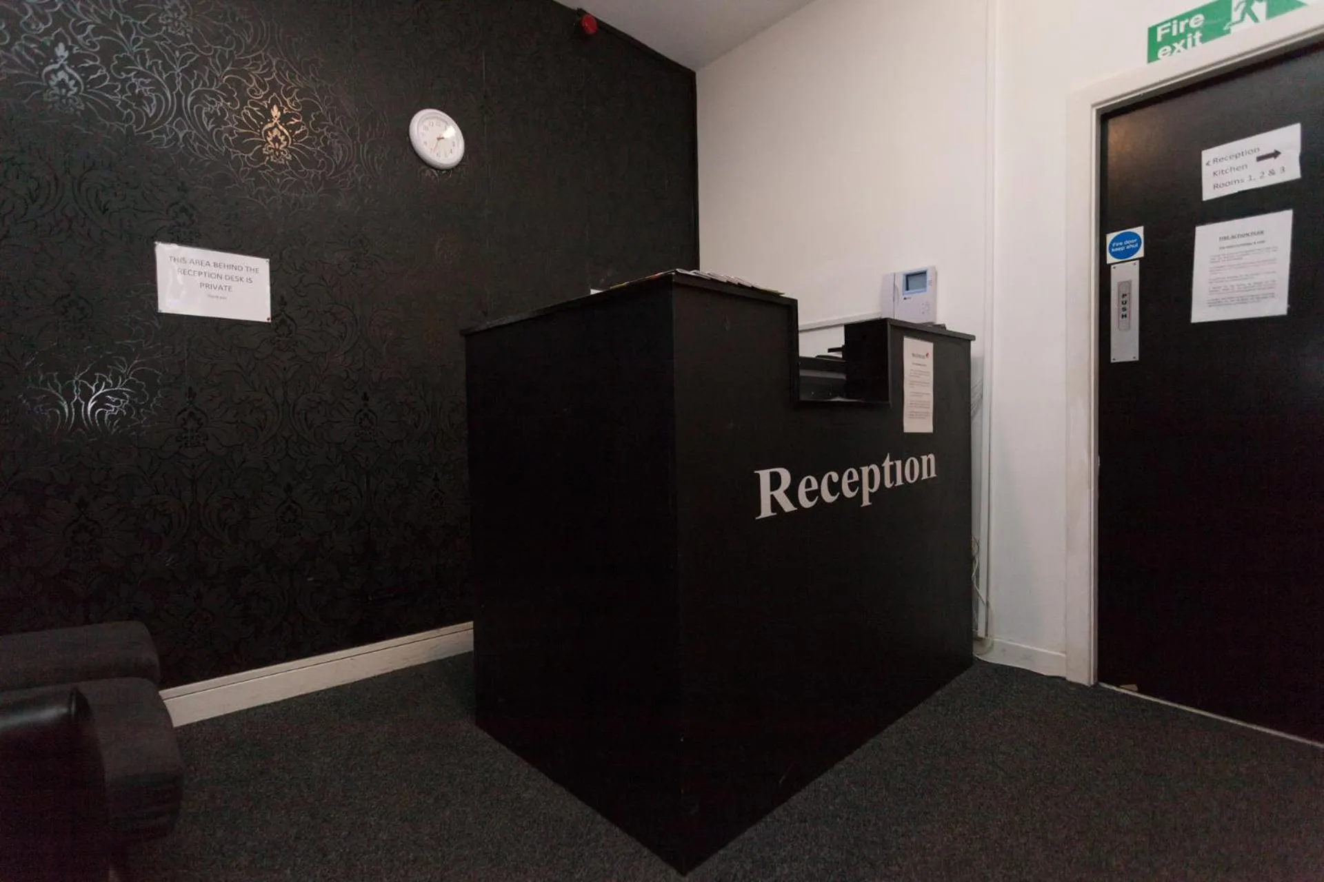 Lobby or reception in Budget Hostel