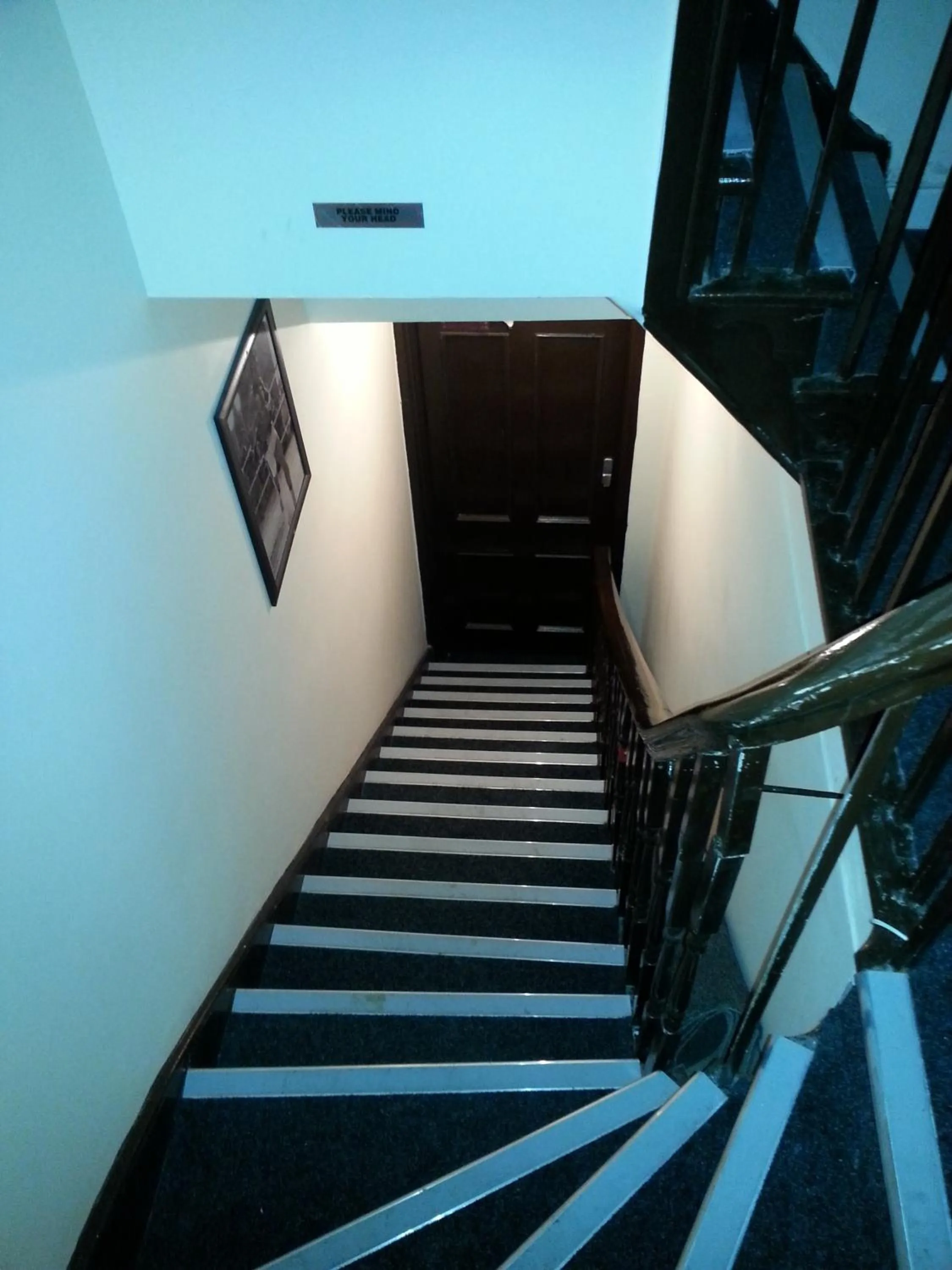 Decorative detail in Budget Hostel