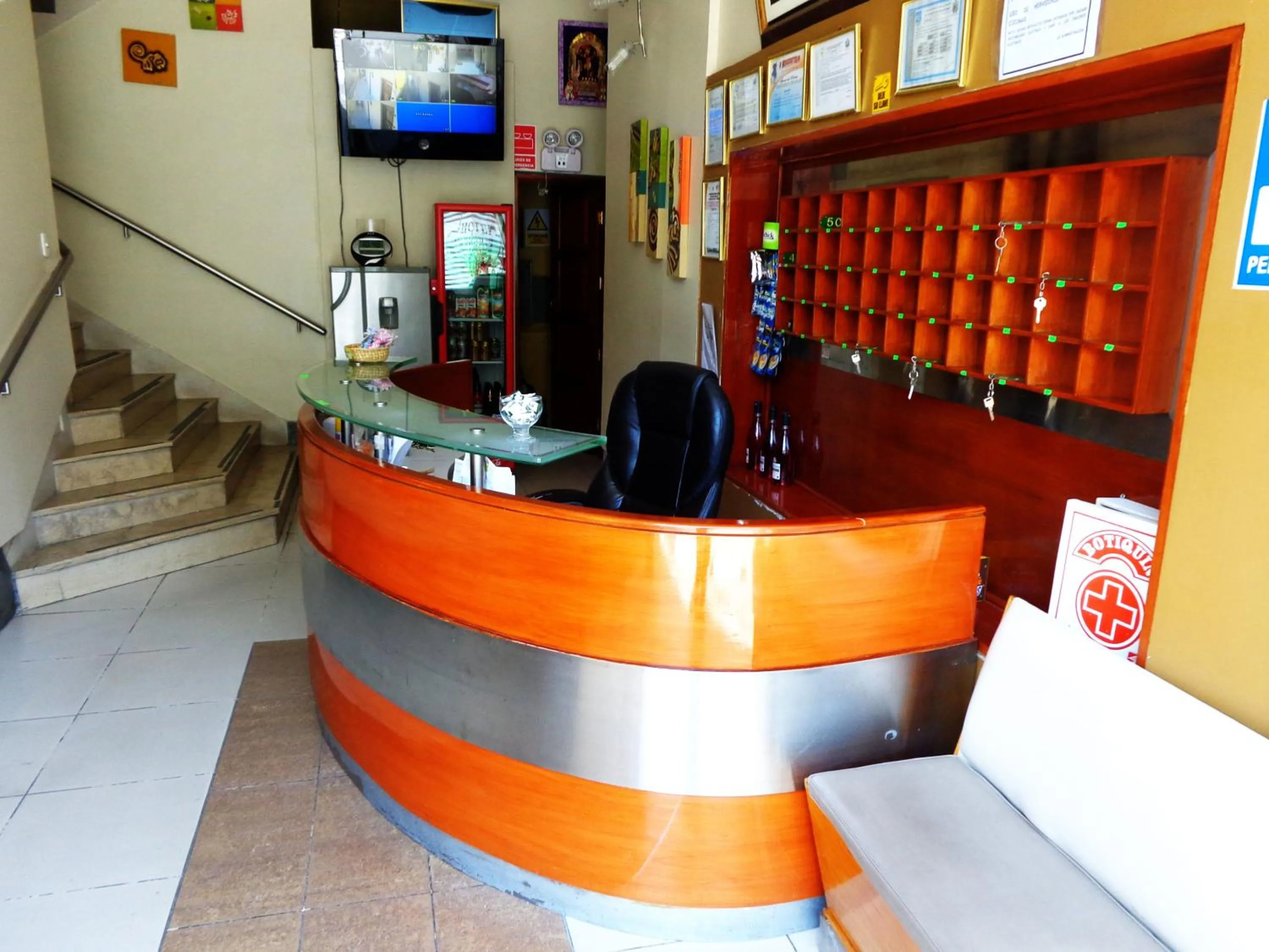 Lobby or reception in Hotel Colon Plaza