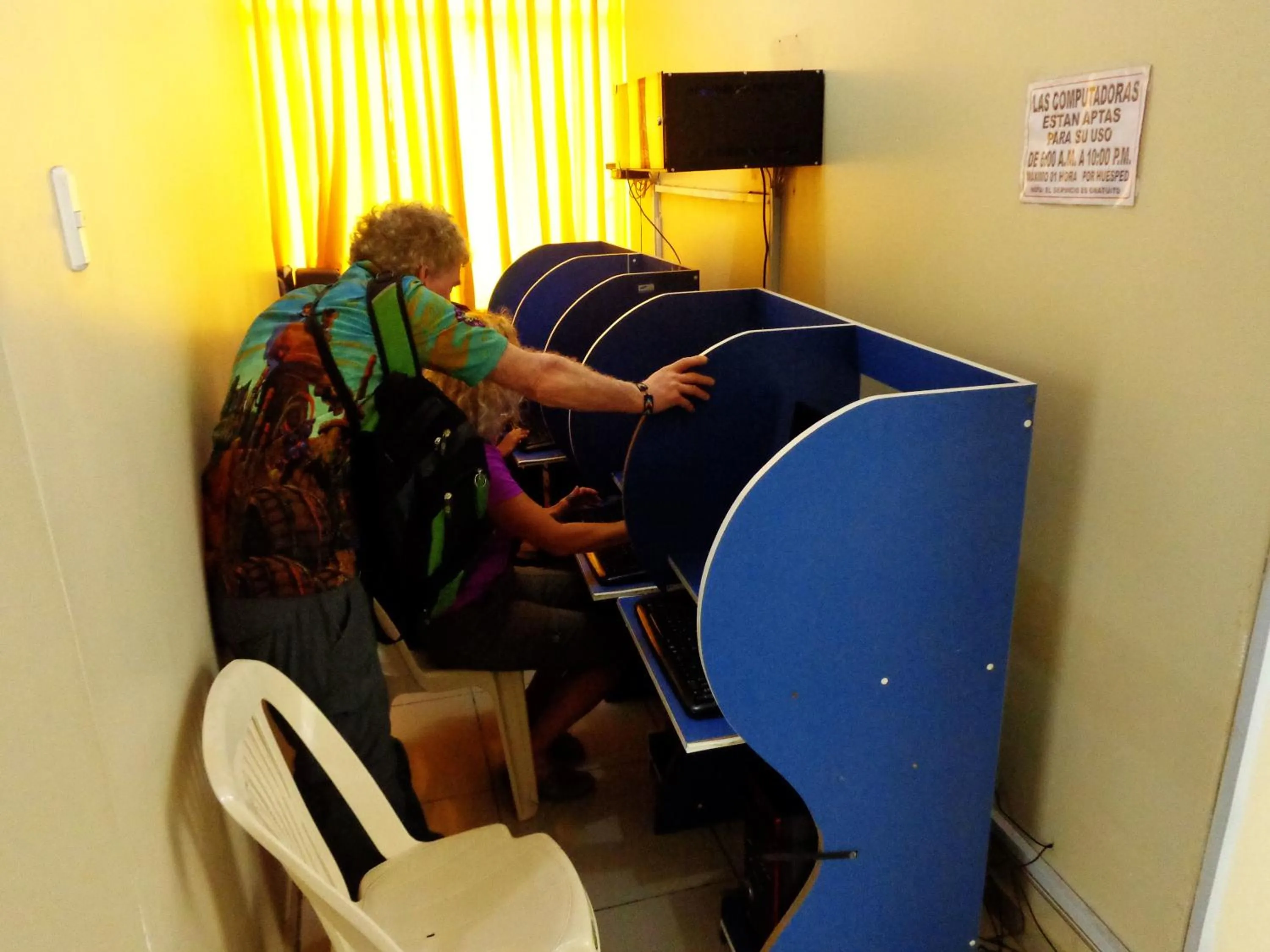 Patio in Hotel Colon Plaza