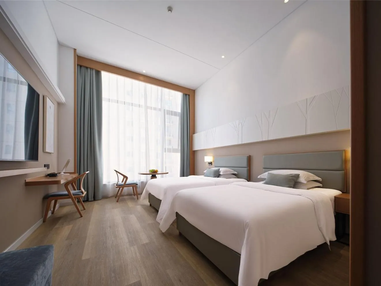 Bed in Xianyang Licai Tianyou Hotel