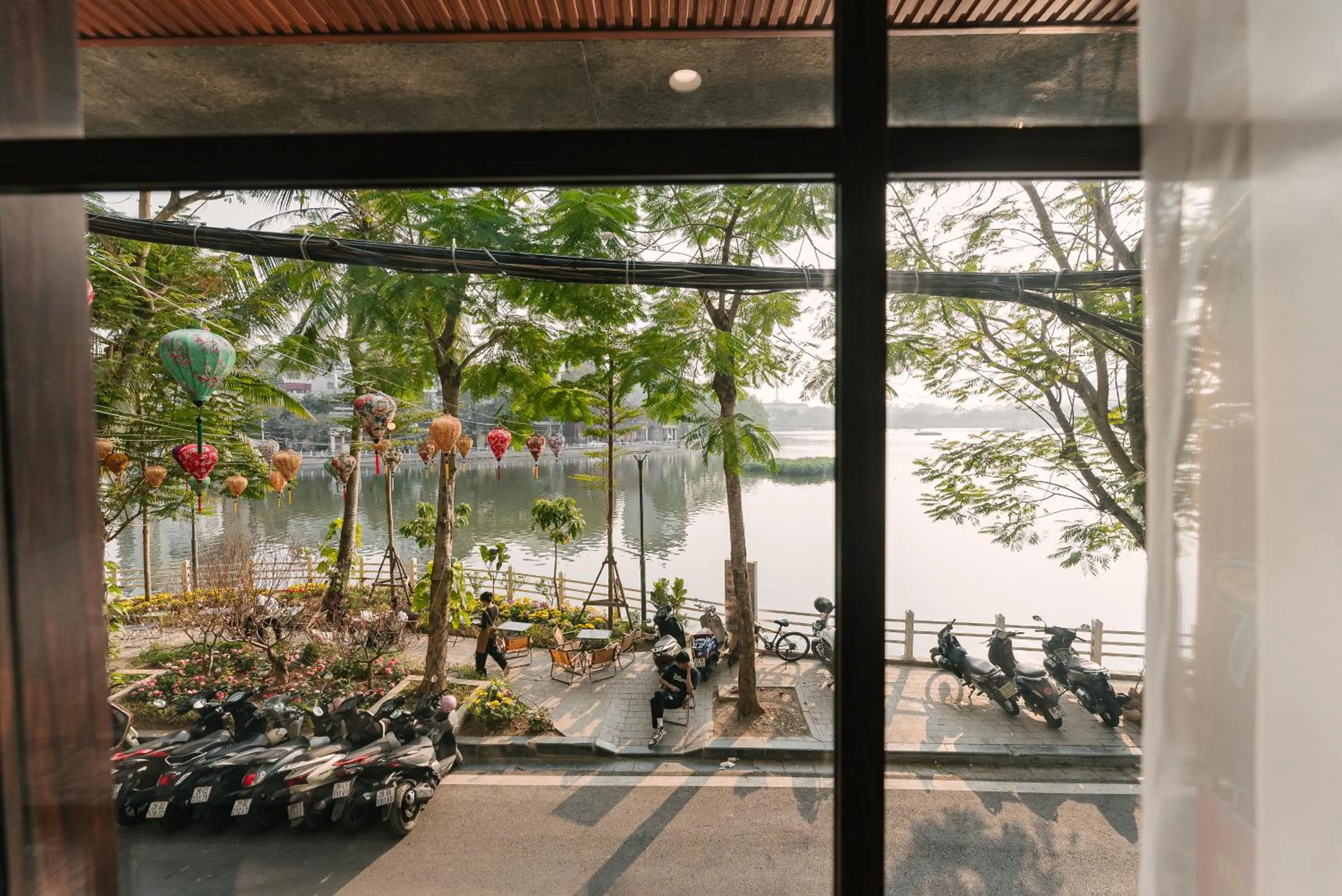 Garden view in An Nguyen Lakeside Residence