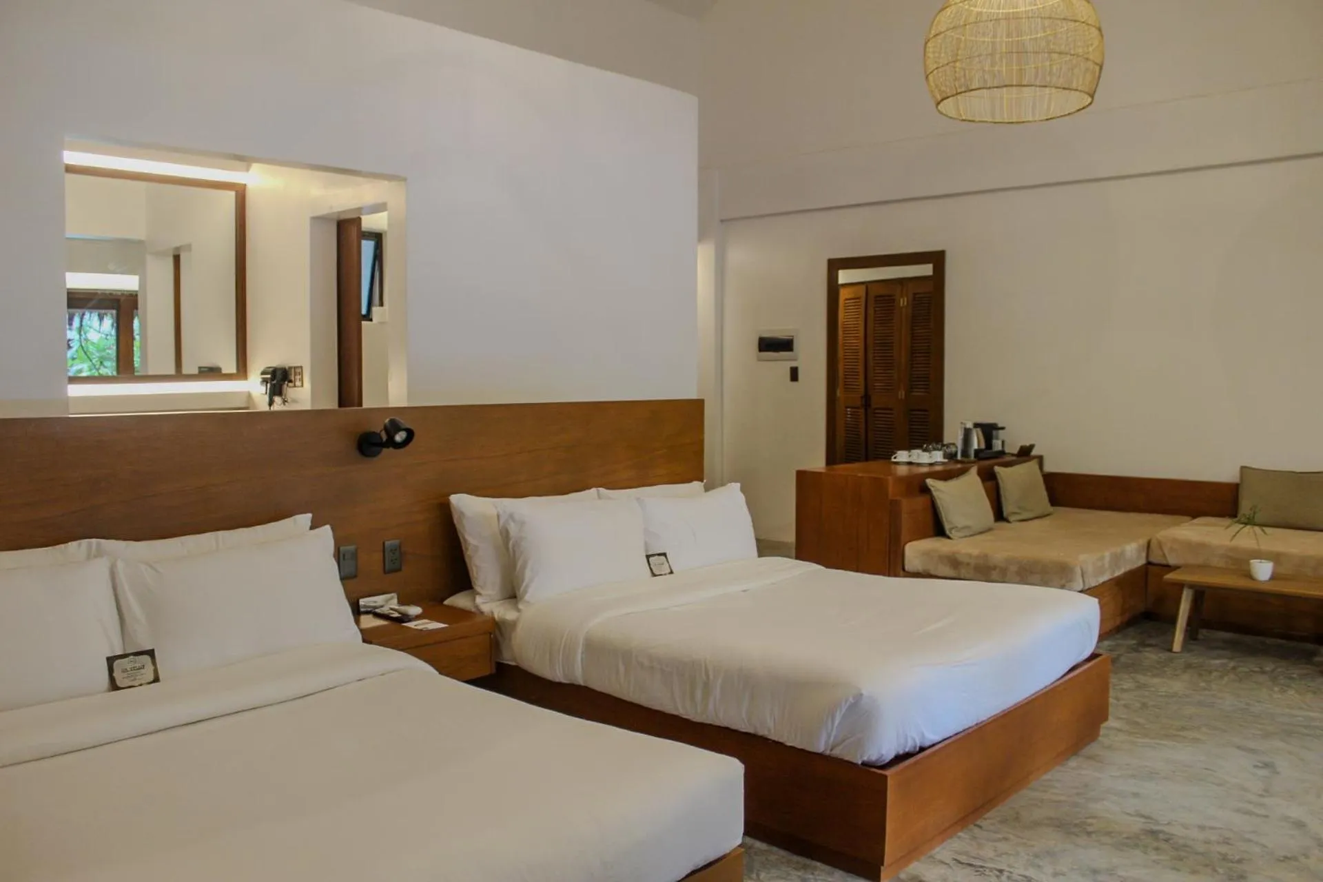 Bed in The Henry Resort Siargao at Kermit