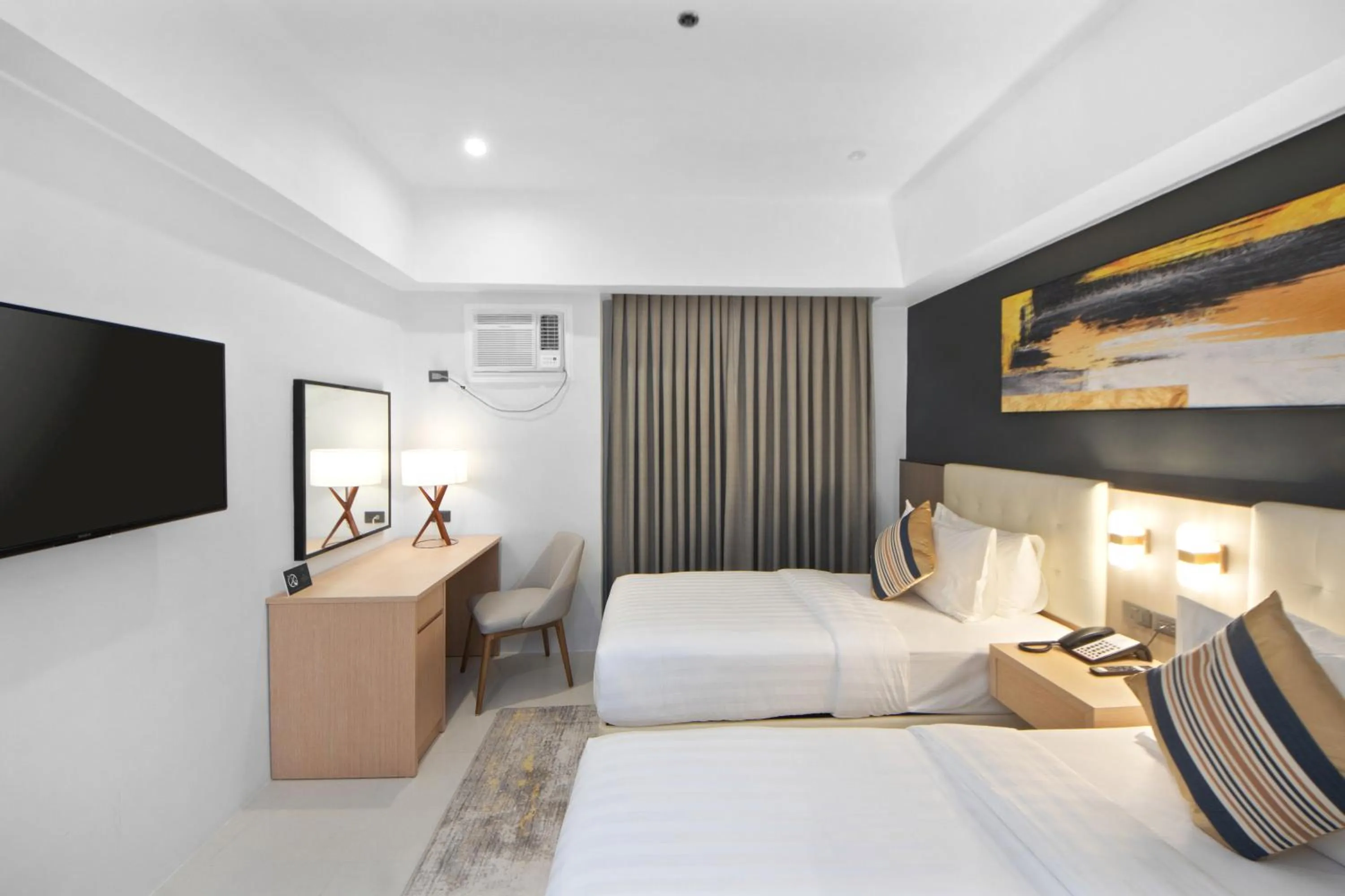 TV and multimedia, Bed in Amarah Hotel